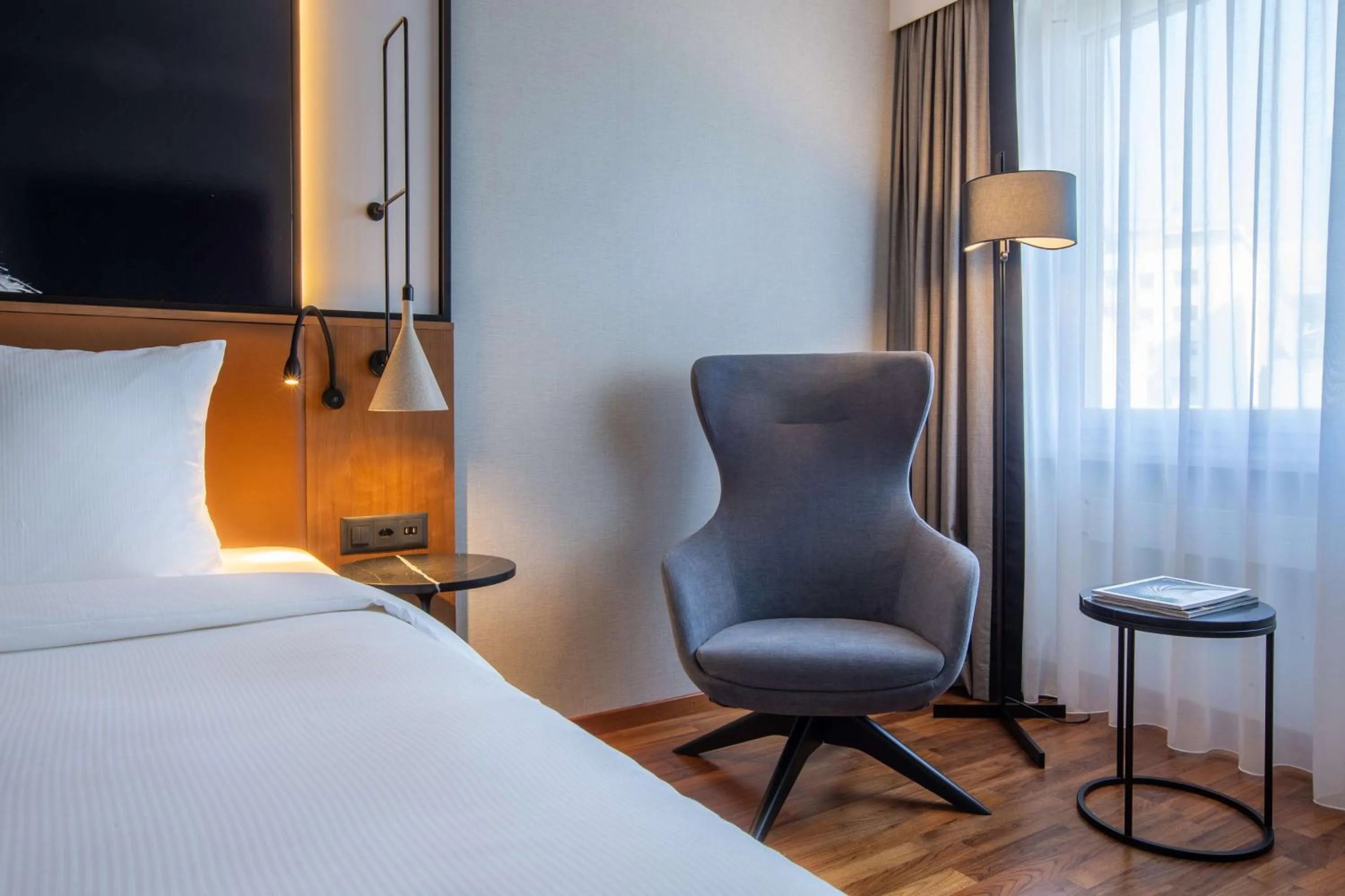 Bed in Radisson Blu, Basel