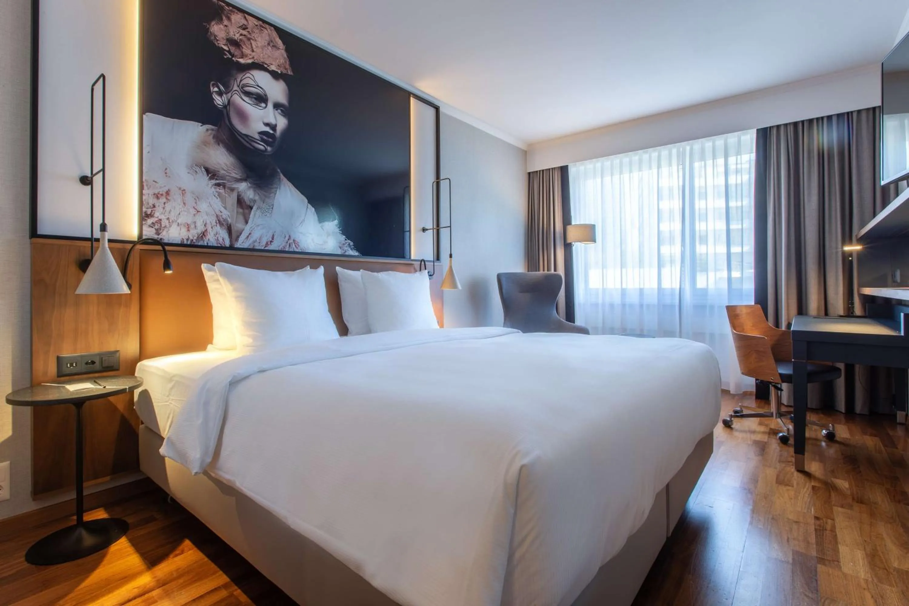 Bed in Radisson Blu, Basel