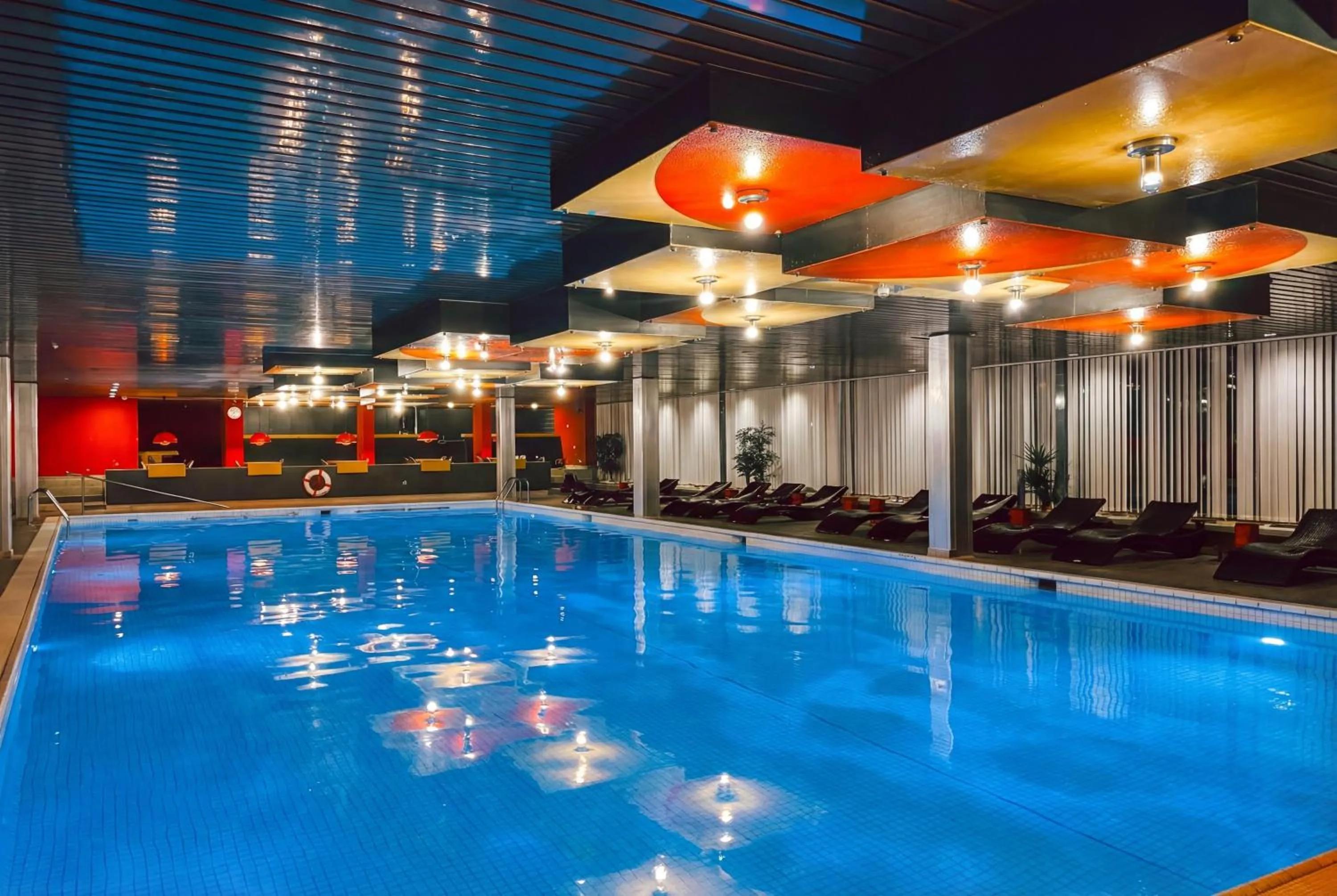 Pool view in Radisson Blu, Basel