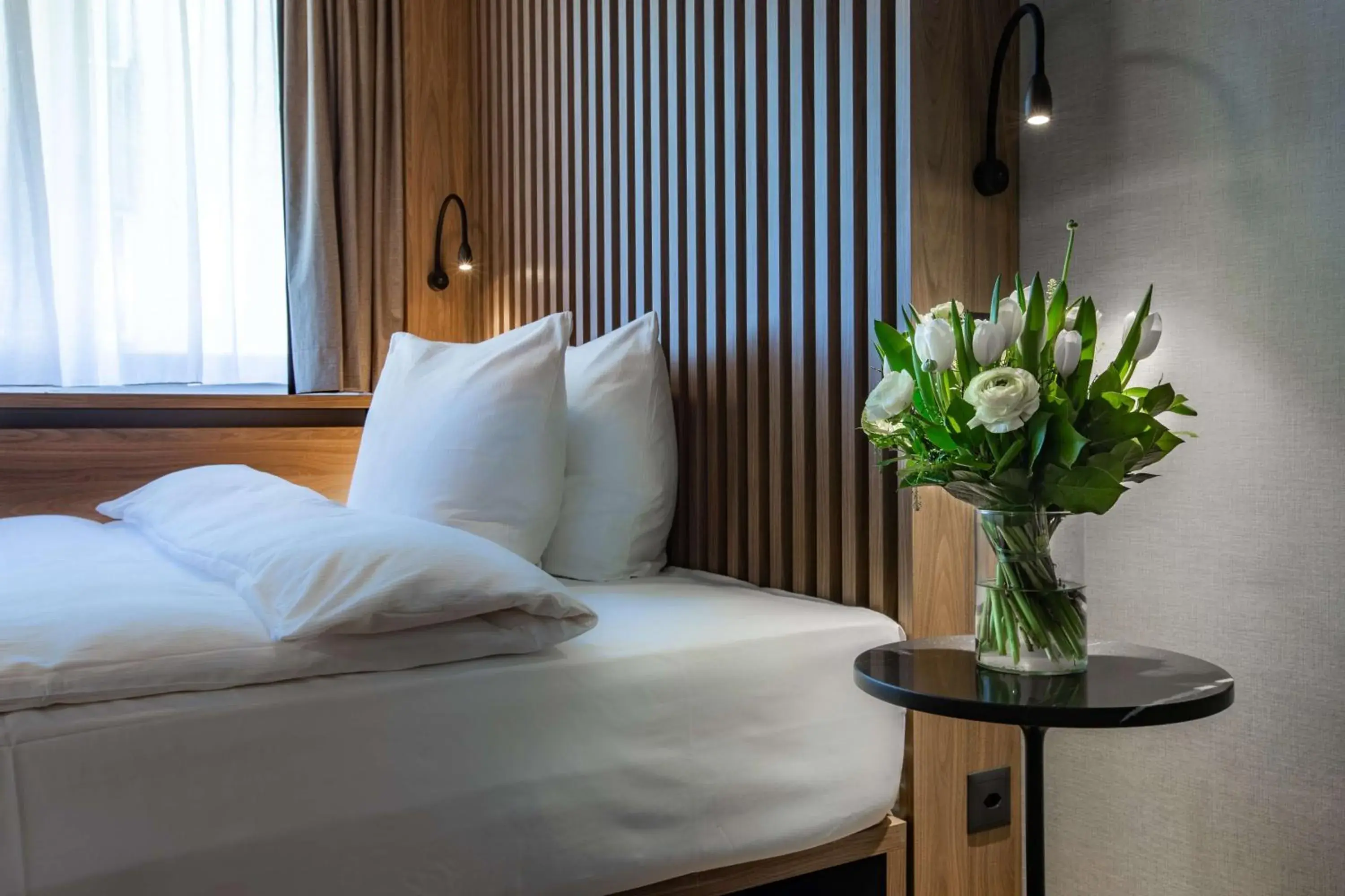 Bed in Radisson Blu, Basel Bed in Radisson Blu, Basel