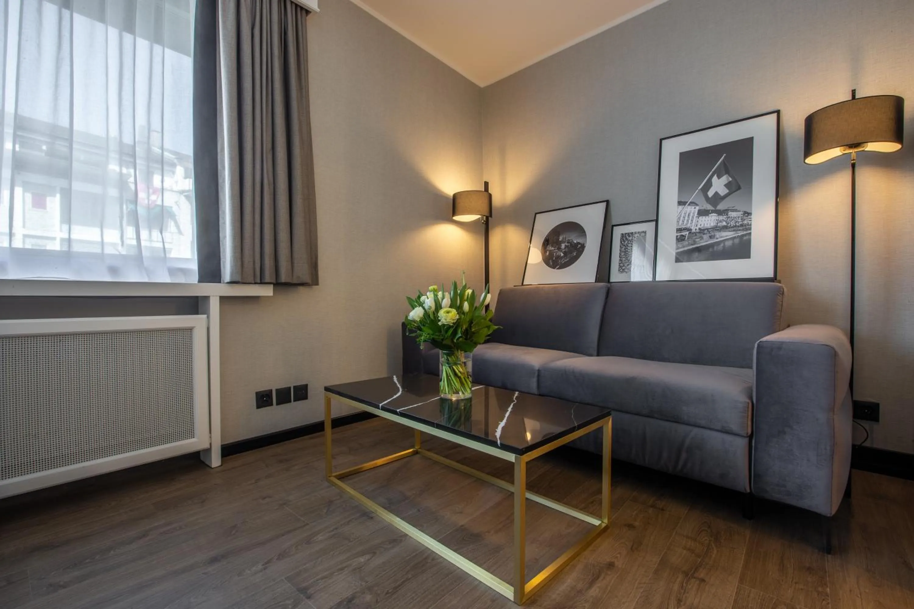 Living room in Radisson Blu, Basel
