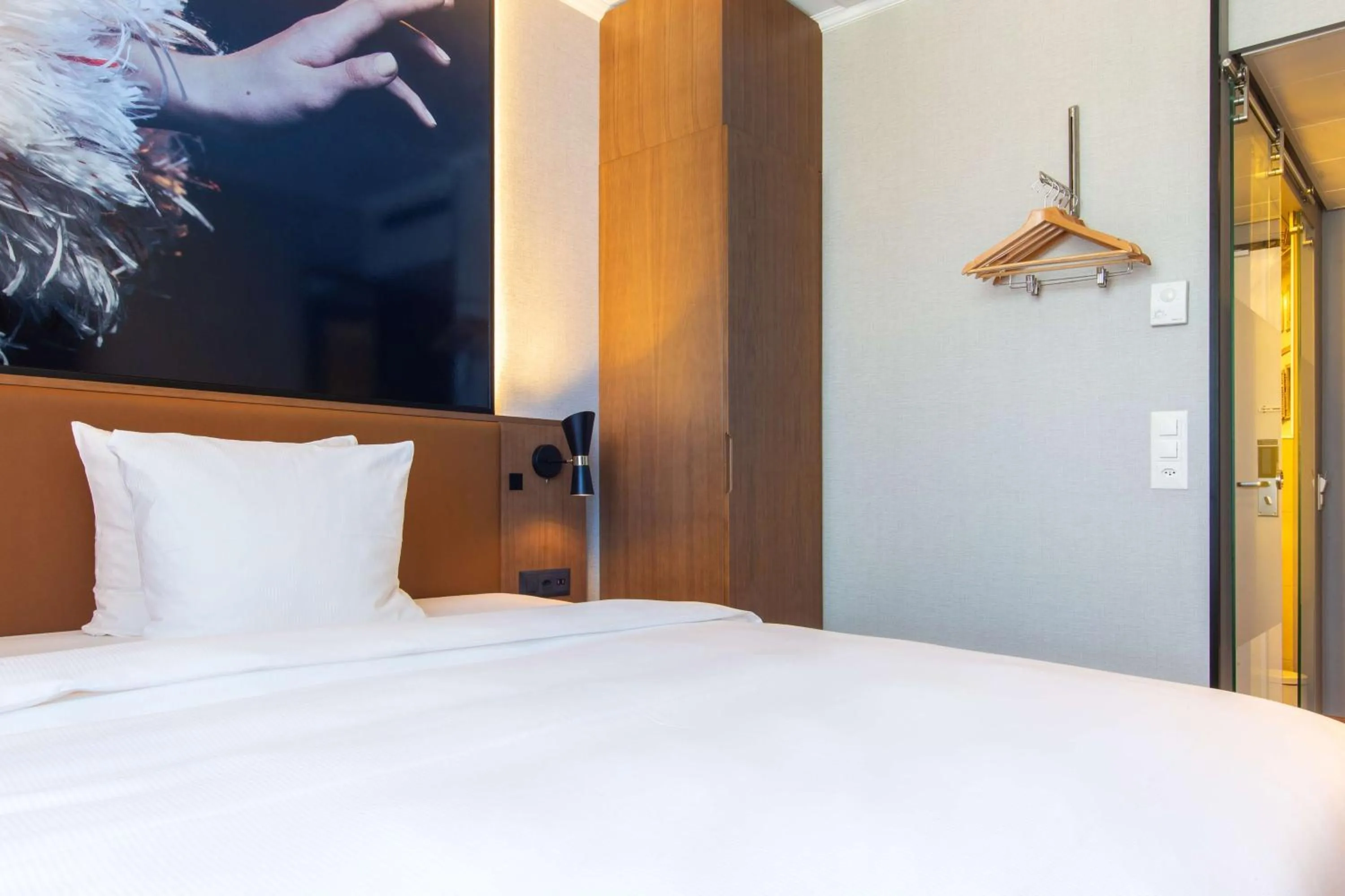 Bed in Radisson Blu, Basel