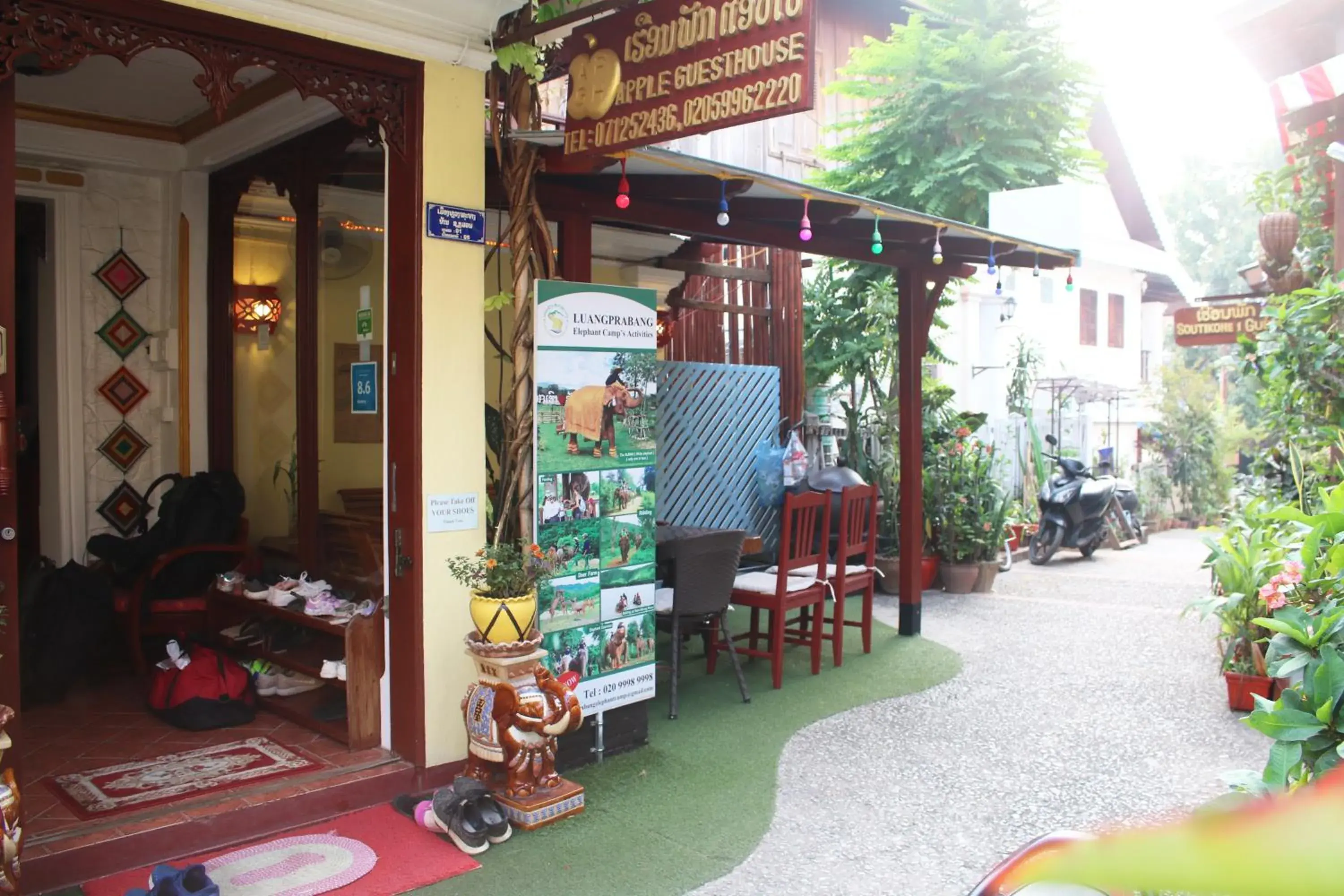 Facade/entrance in Apple Guesthouse Facade/entrance in Apple Guesthouse