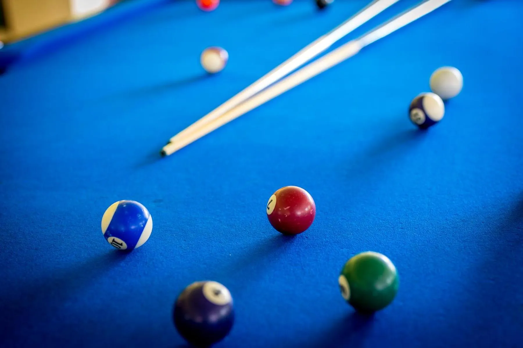 Billiard in Tropical Lodge