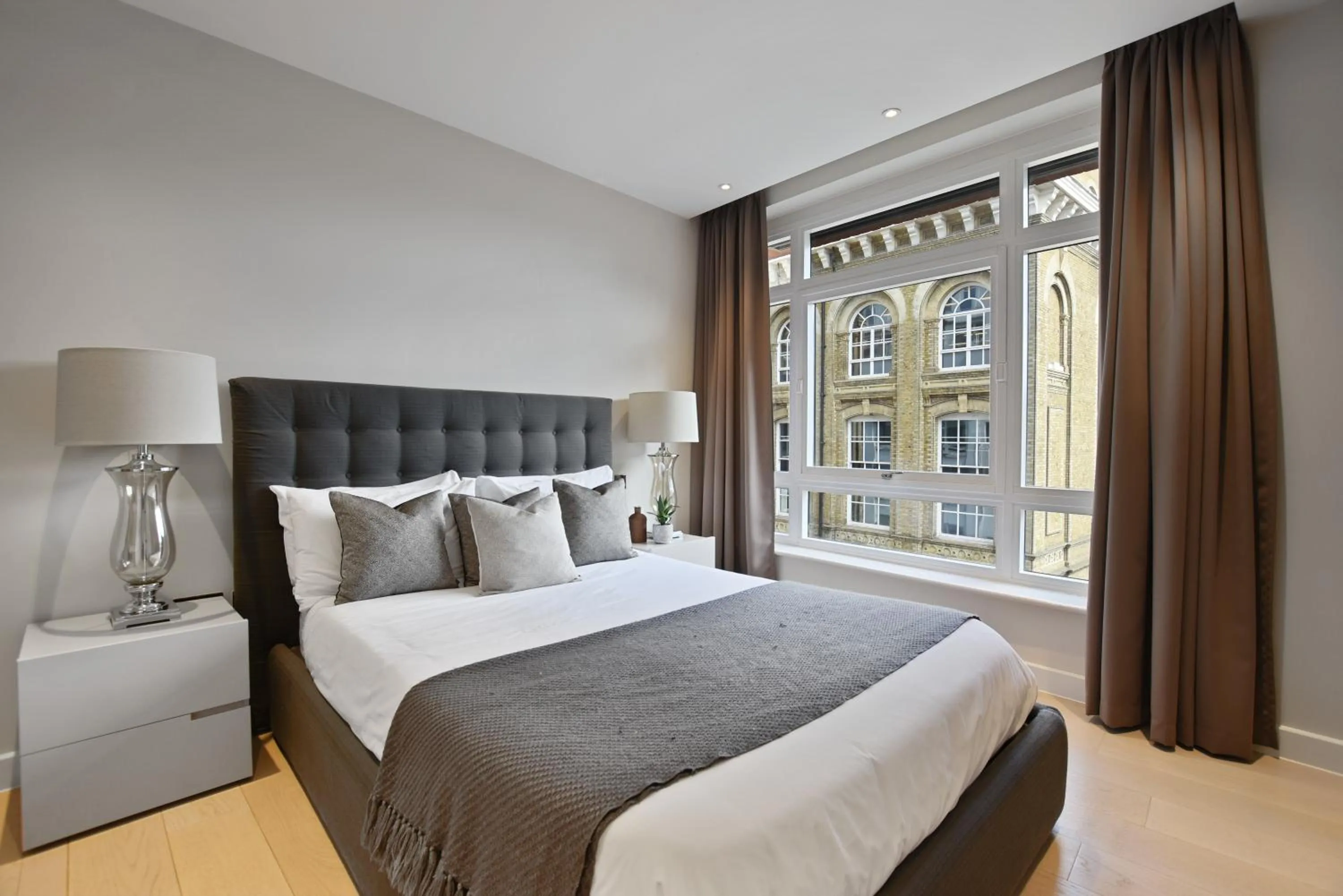 Bed in Vauxhall Bridge Road by Aeria Apartments