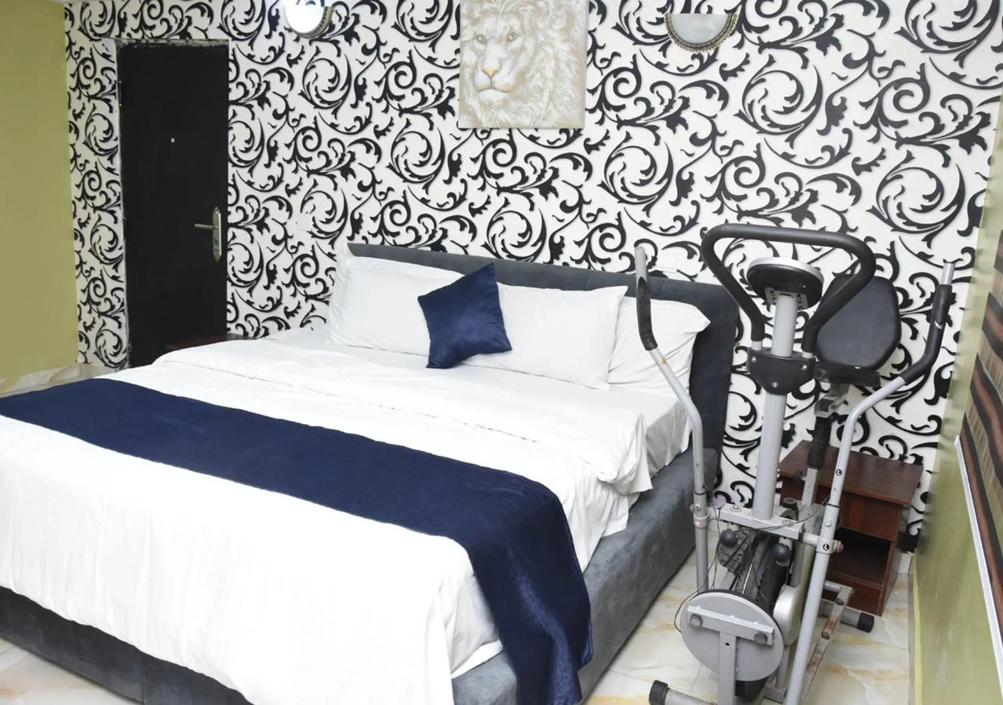 Photo of the whole room, Bed in 24-7 Electricity Agore Hotels and Suites Ltd