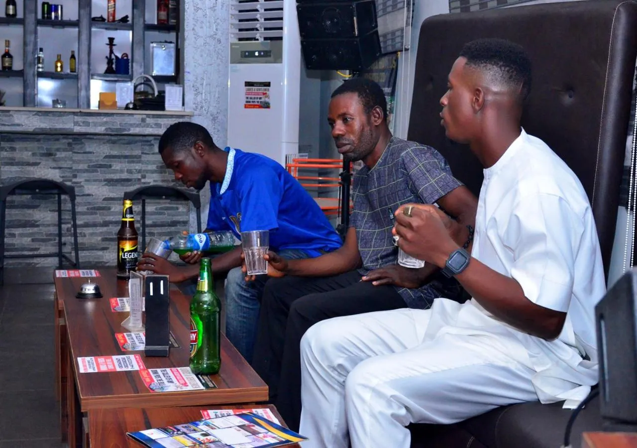 Communal lounge/ TV room in 24-7 Electricity Agore Hotels and Suites Ltd