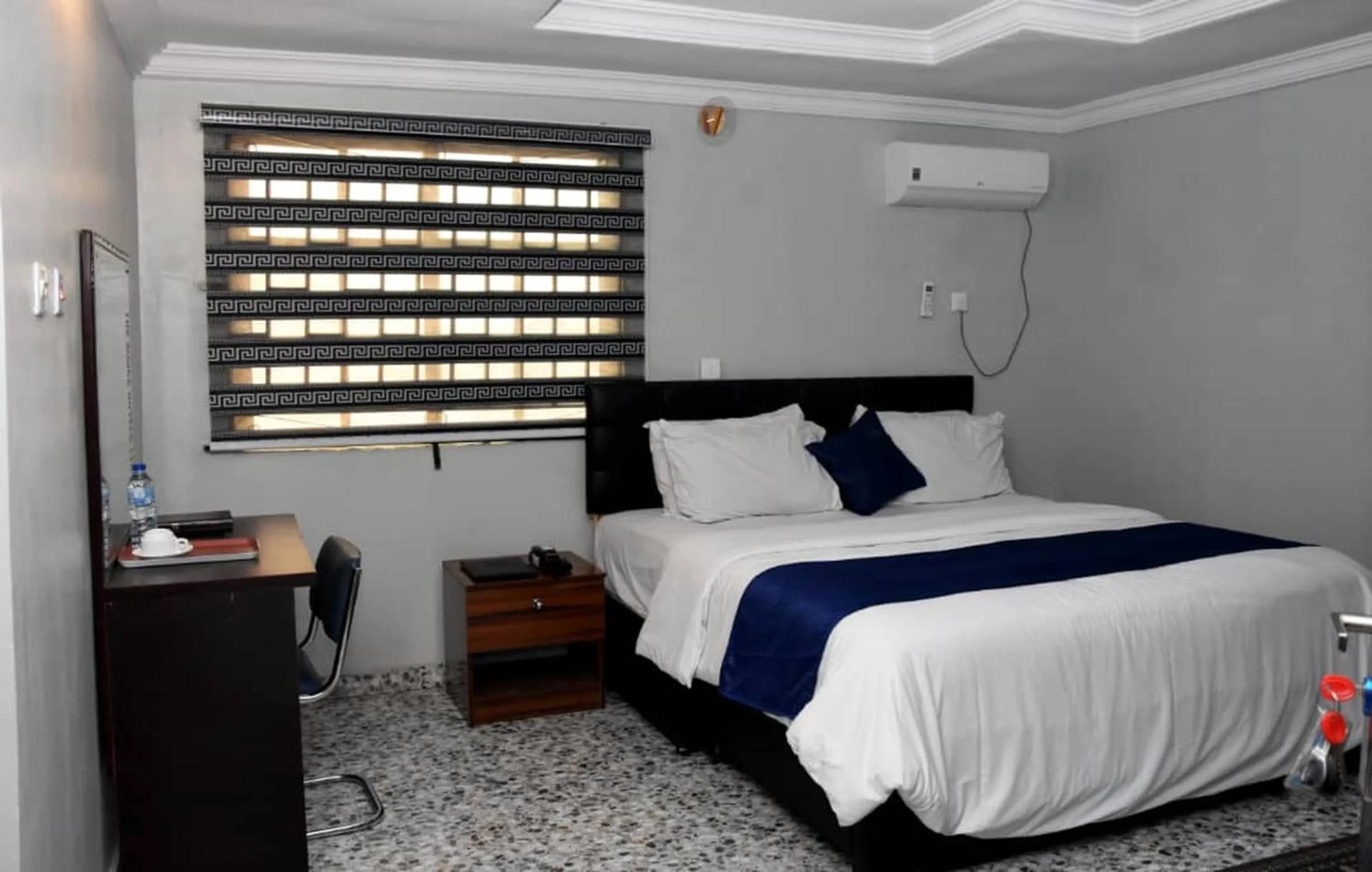 View (from property/room), Bed in 24-7 Electricity Agore Hotels and Suites Ltd