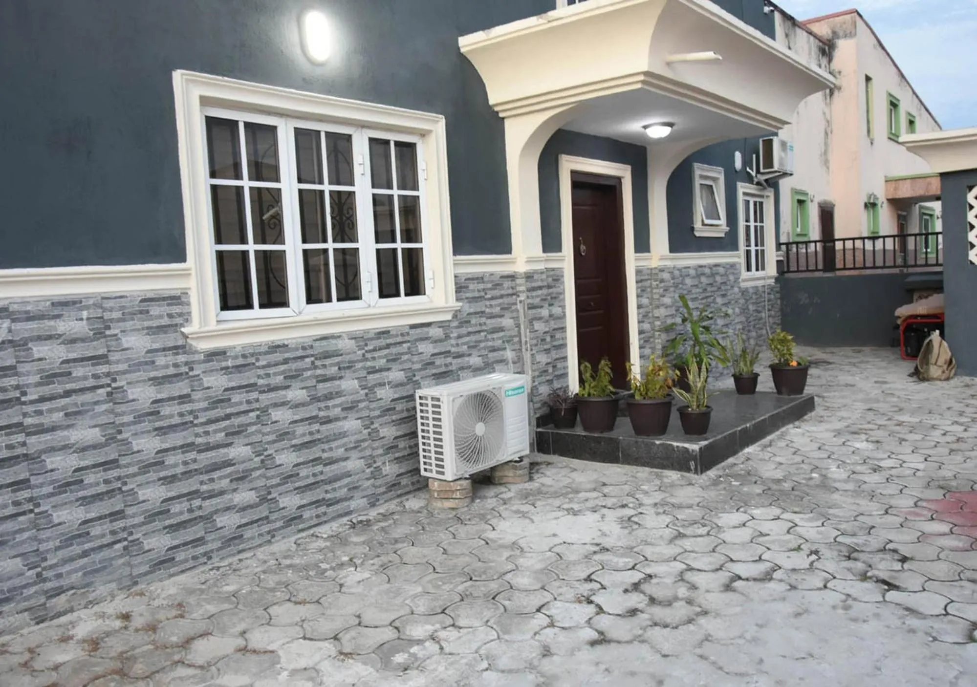 Property building in 24-7 Electricity Agore Hotels and Suites Ltd