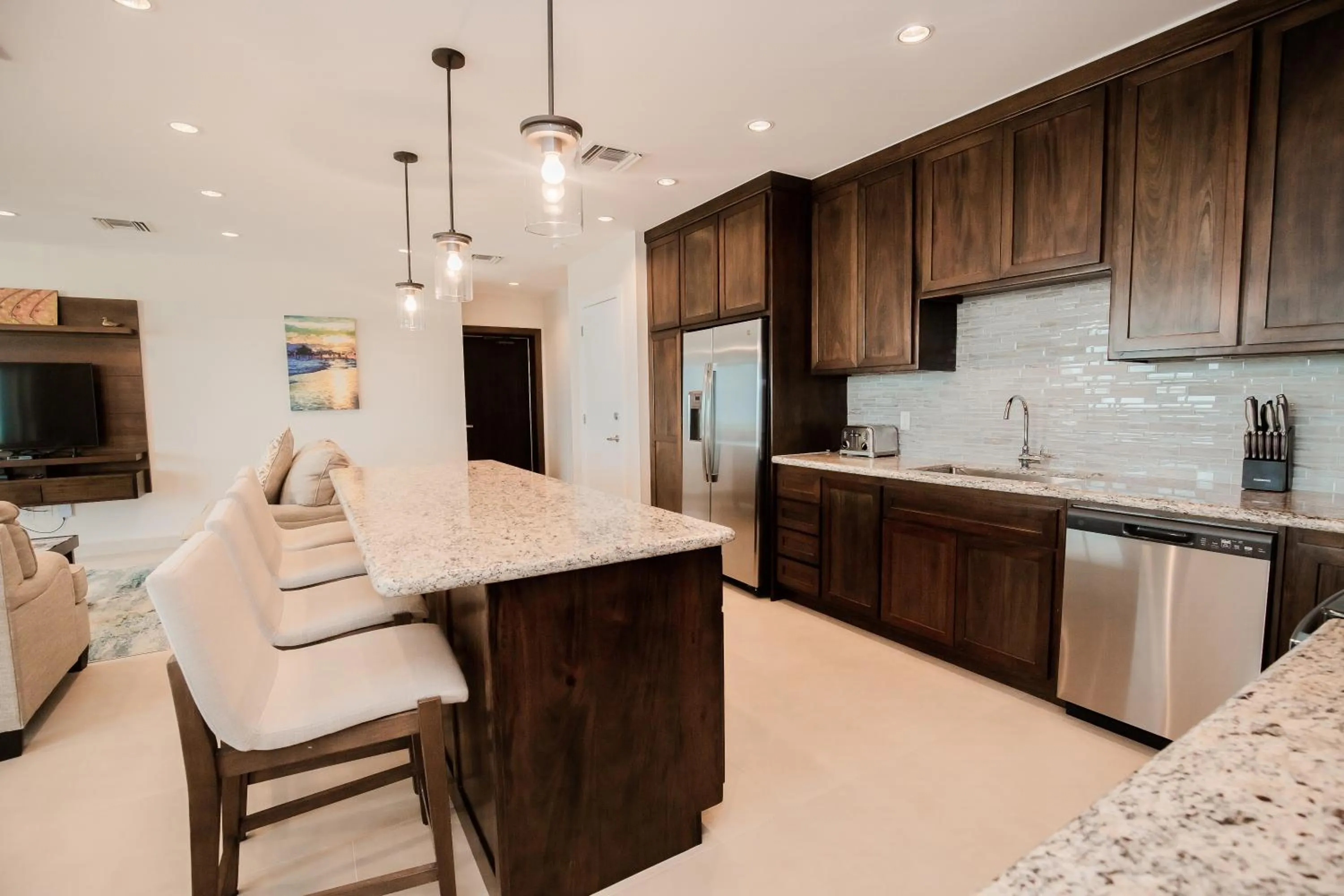 Kitchen or kitchenette in Sunset Caribe Belize