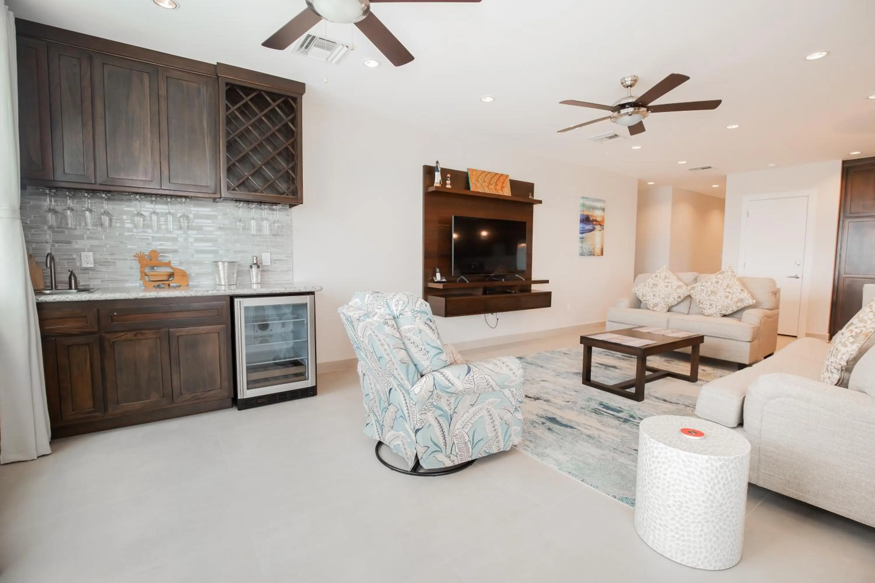 Living room in Sunset Caribe Belize