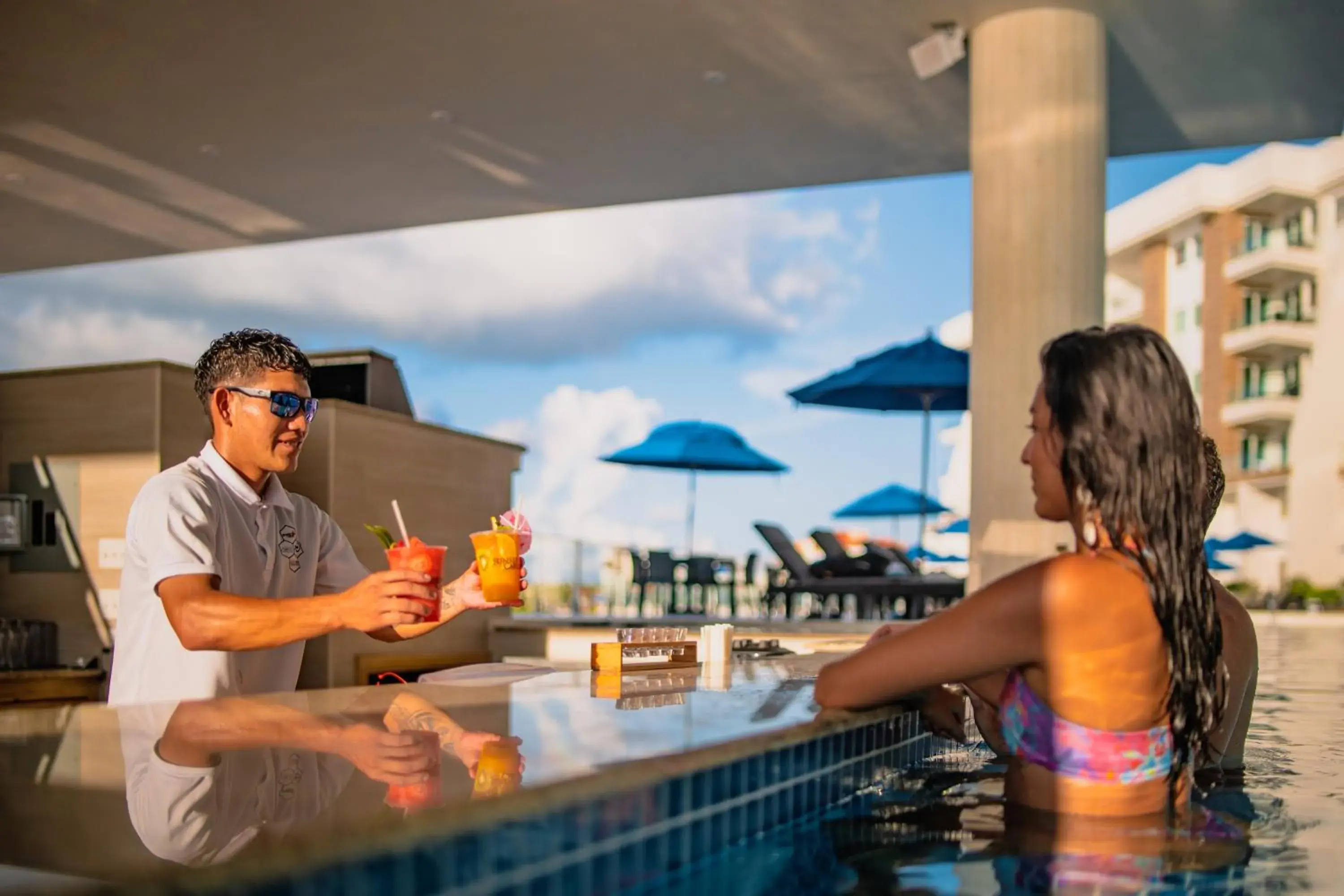 Lounge or bar in Sunset Caribe Belize Lounge or bar in Sunset Caribe Belize