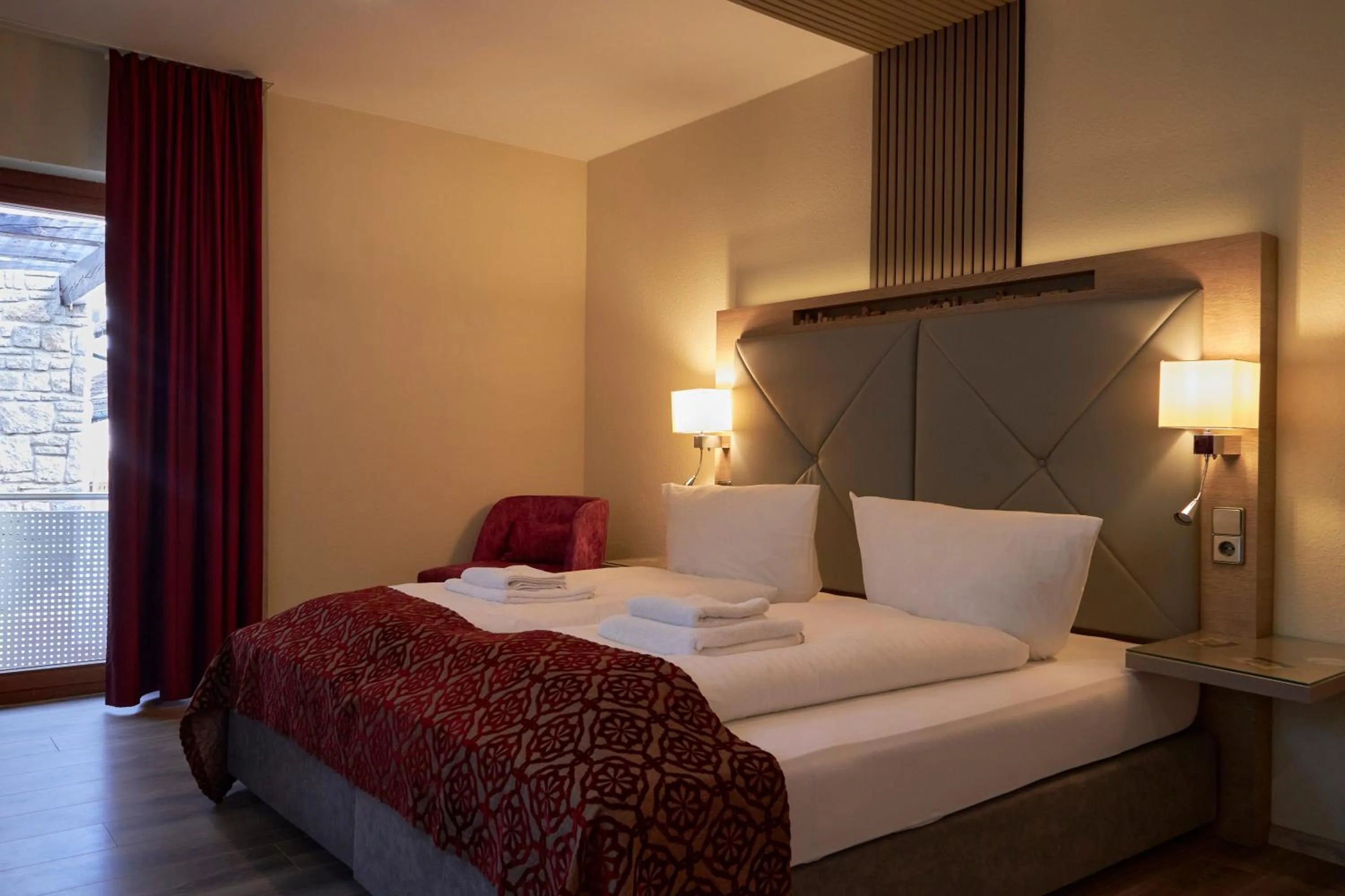 Bed in Landhotel Traube