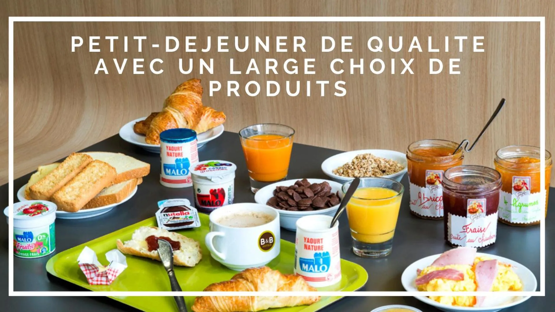 Food and drinks in B&B HOTEL Mont-de-Marsan