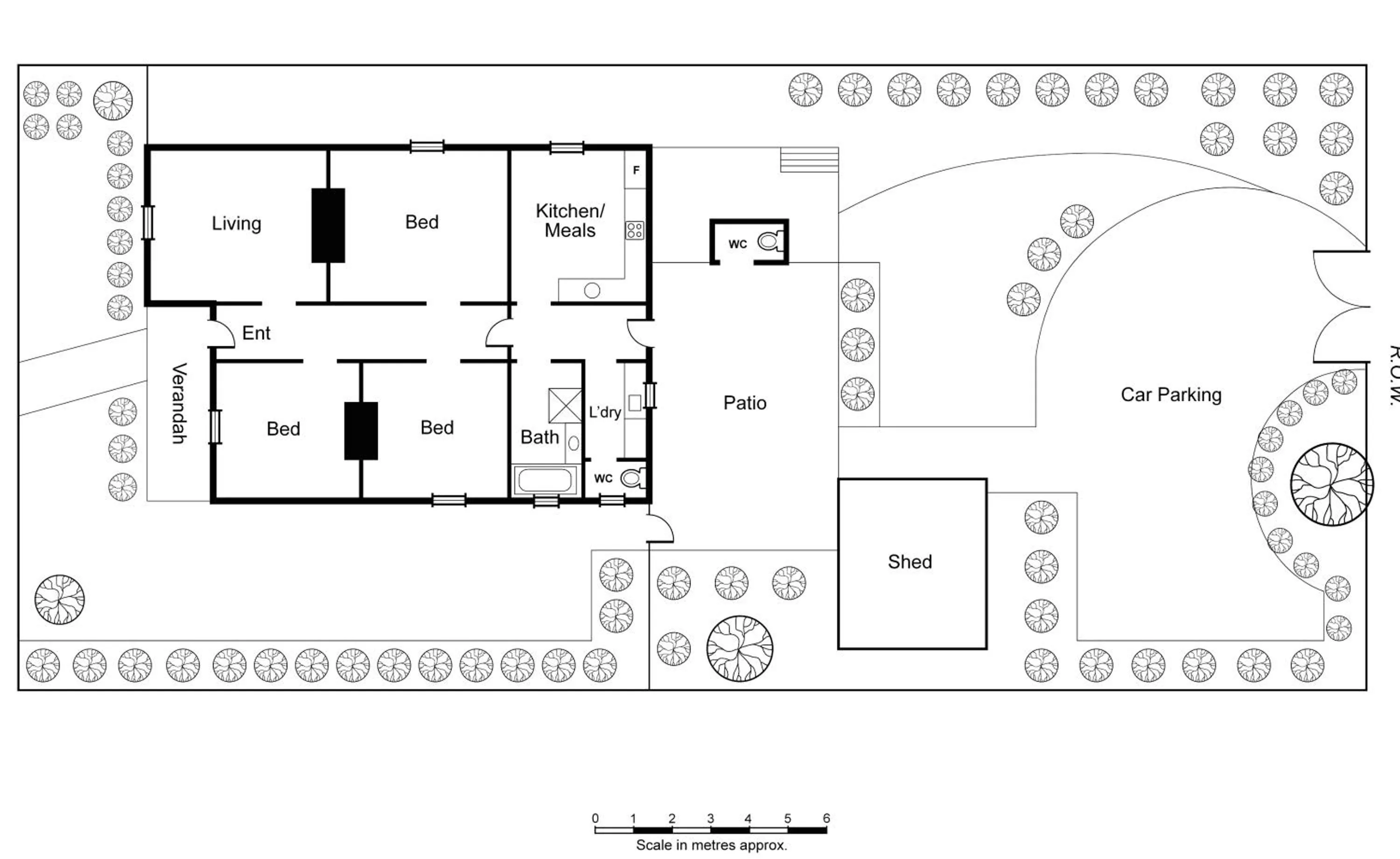 Floor plan in Isabella at Kyneton