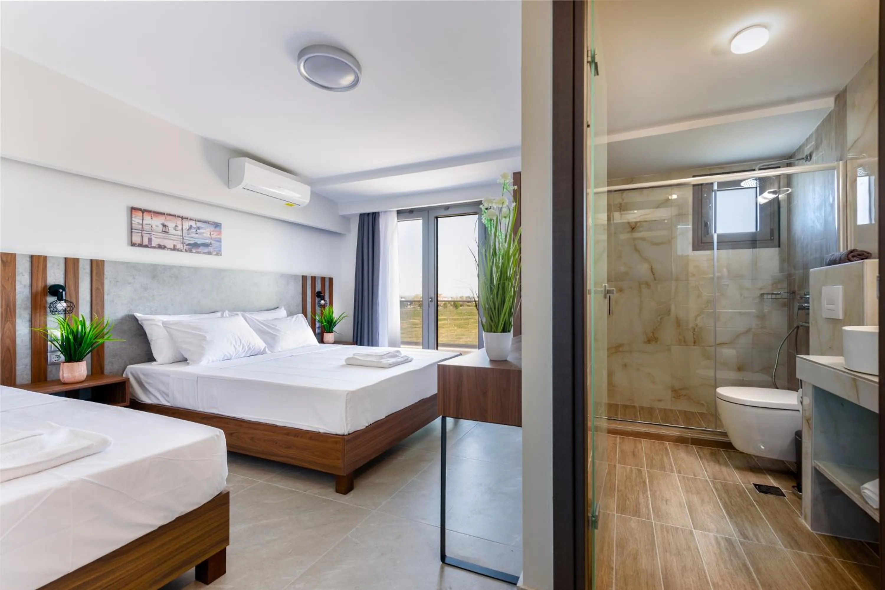 Photo of the whole room, Bed in ASTERAS STUDIOS