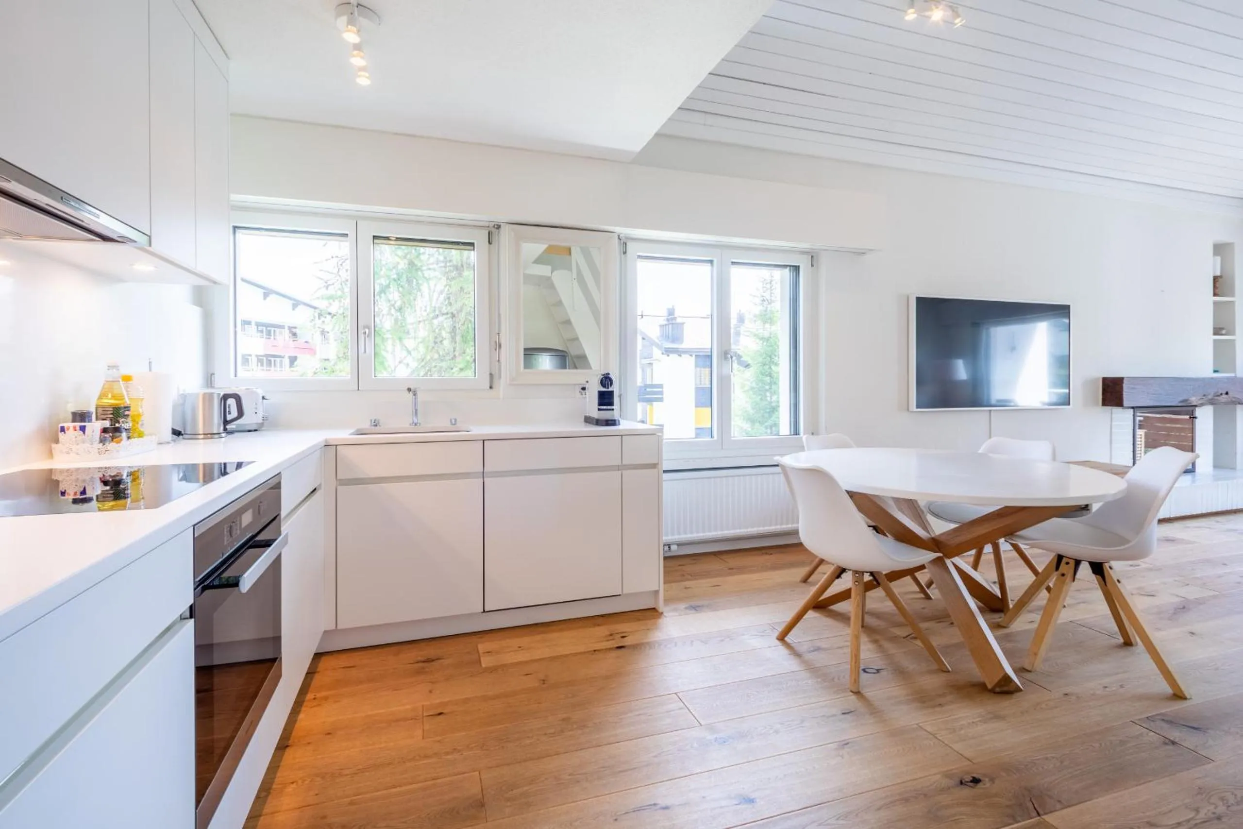 Kitchen or kitchenette in LAAX Homes Casa Curnera 8