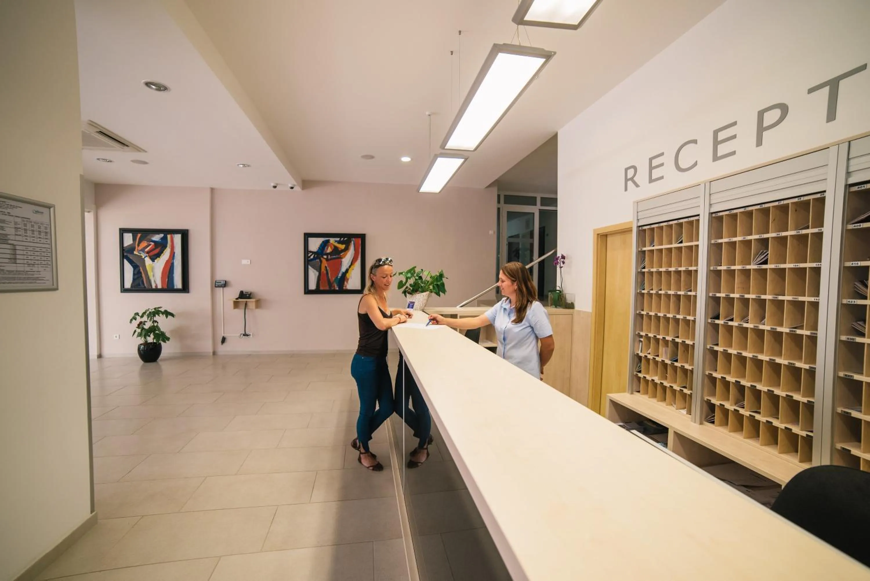 Lobby or reception in Hotel Slaven