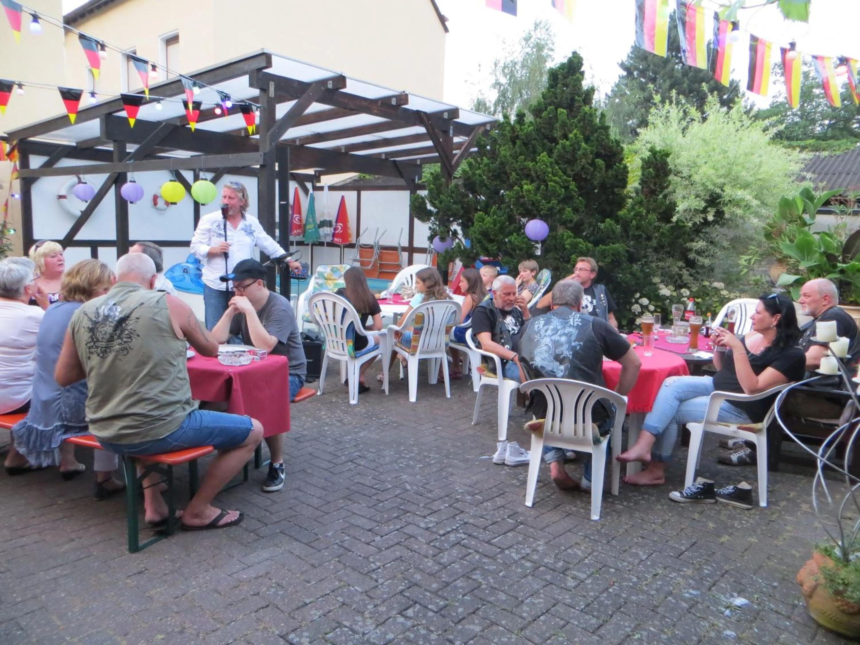Patio in Landgasthaus Zur Kupferkanne