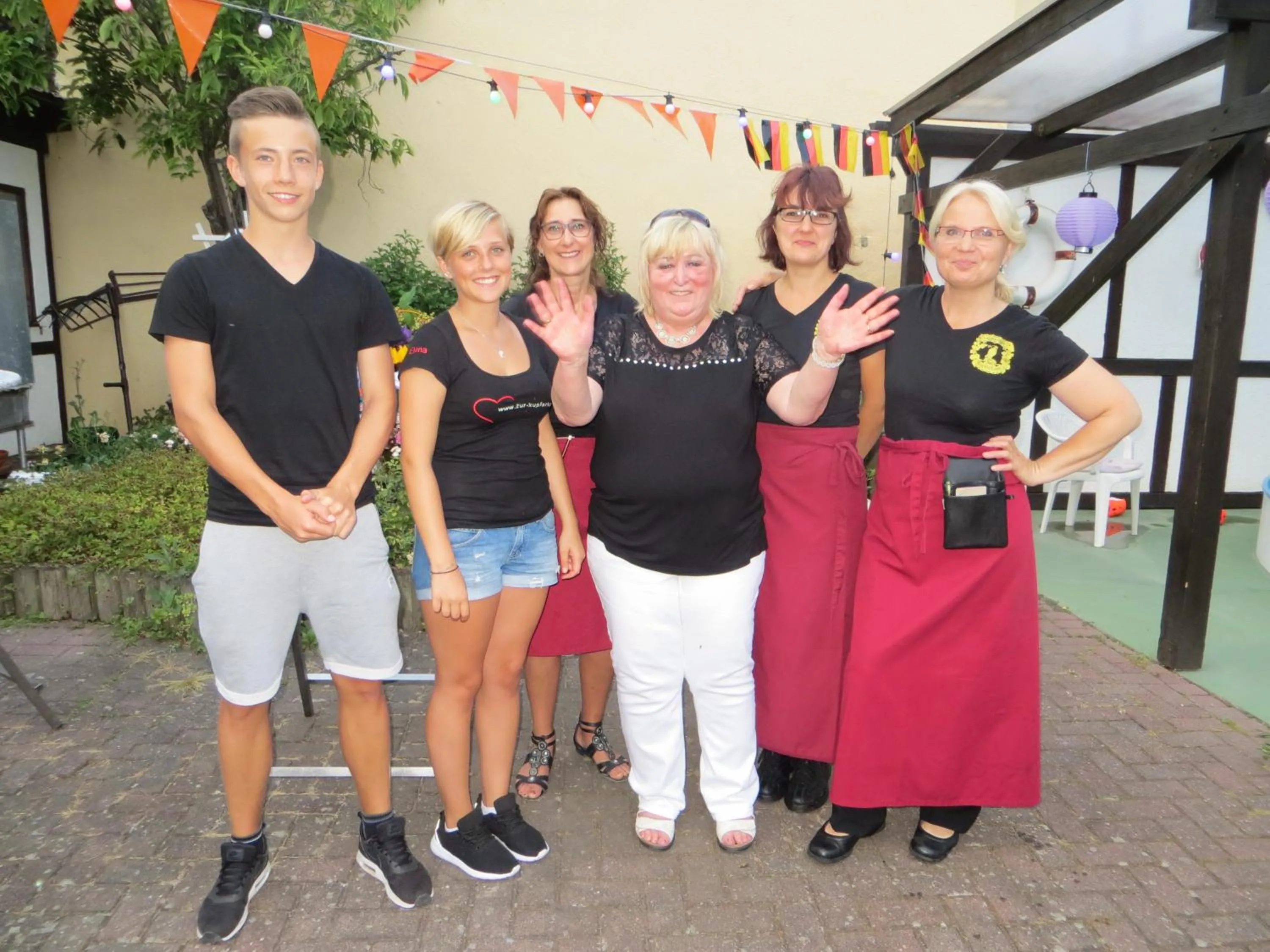 People in Landgasthaus Zur Kupferkanne
