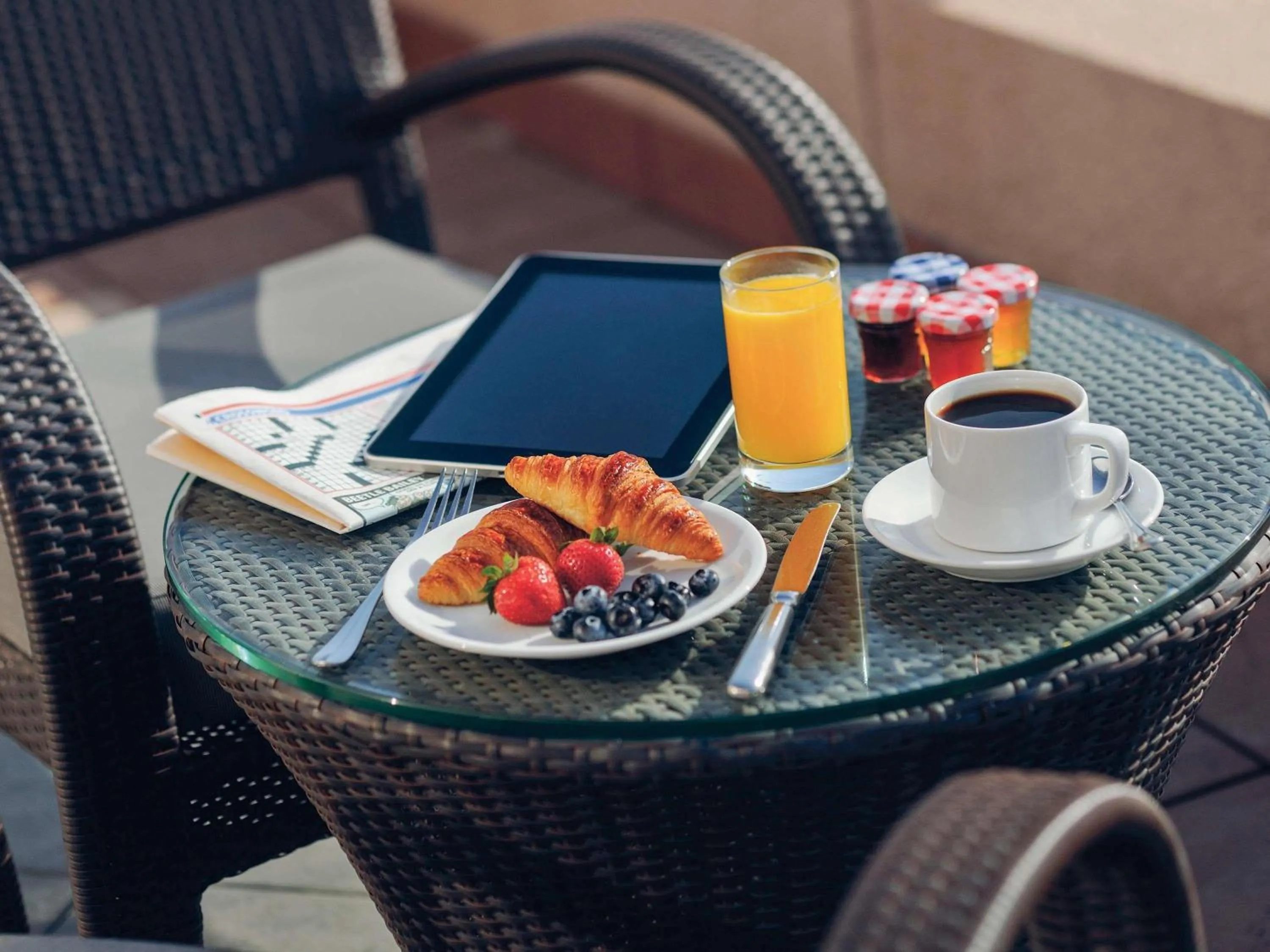 Breakfast in Mövenpick Ambassador Hotel Accra