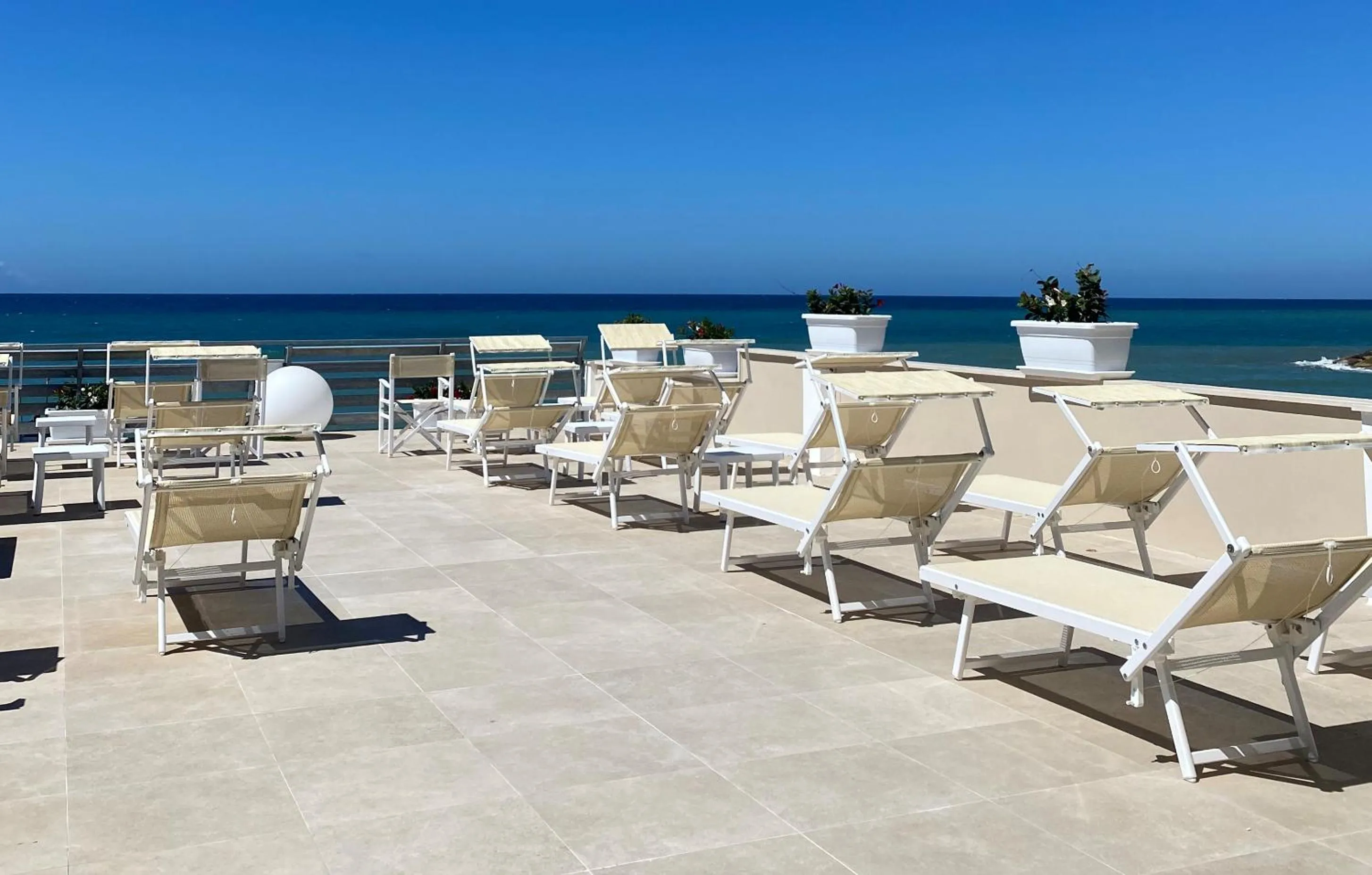 Balcony/Terrace in Hotel Cecina Beach
