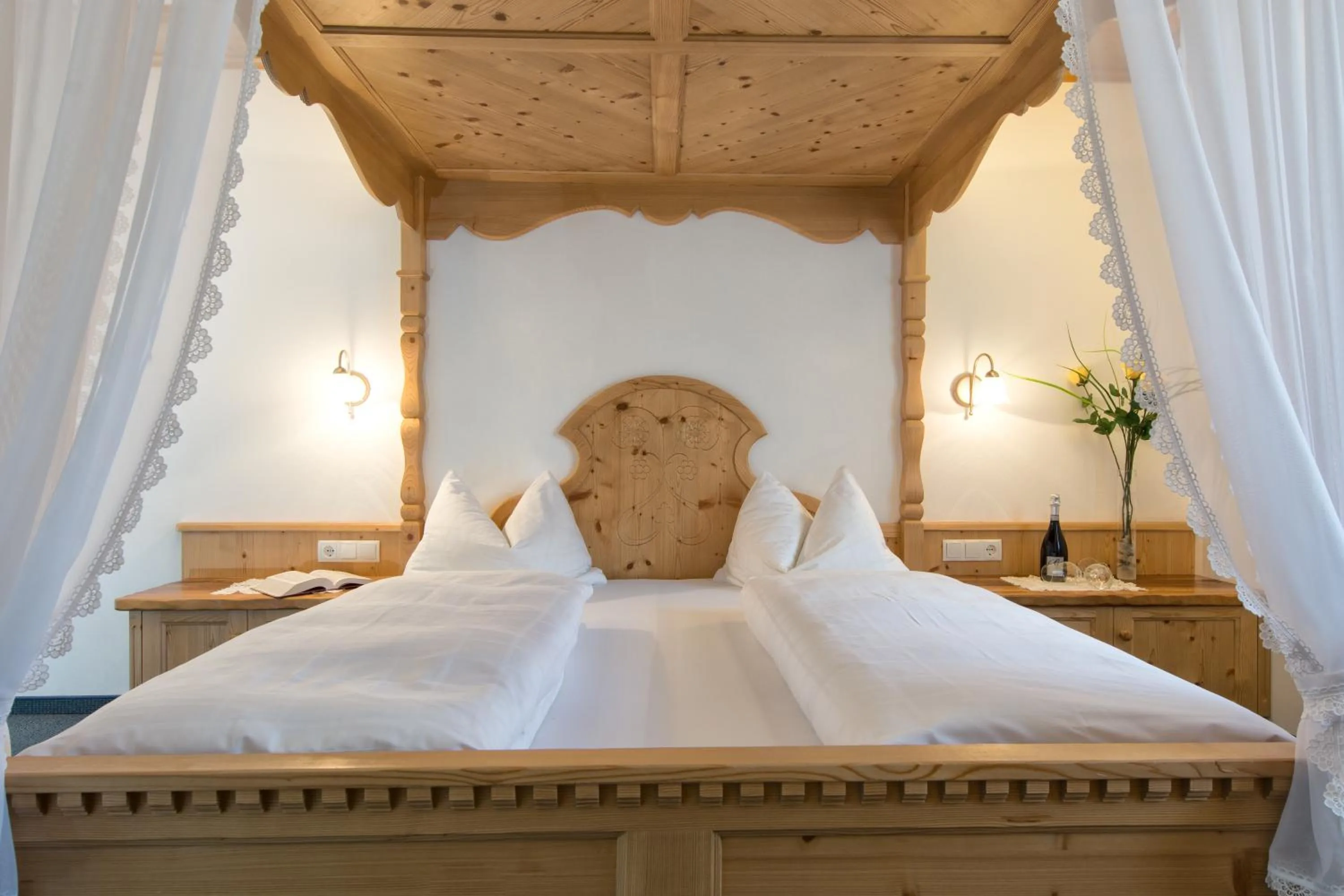 Bedroom, Bed in Apartments Sunela