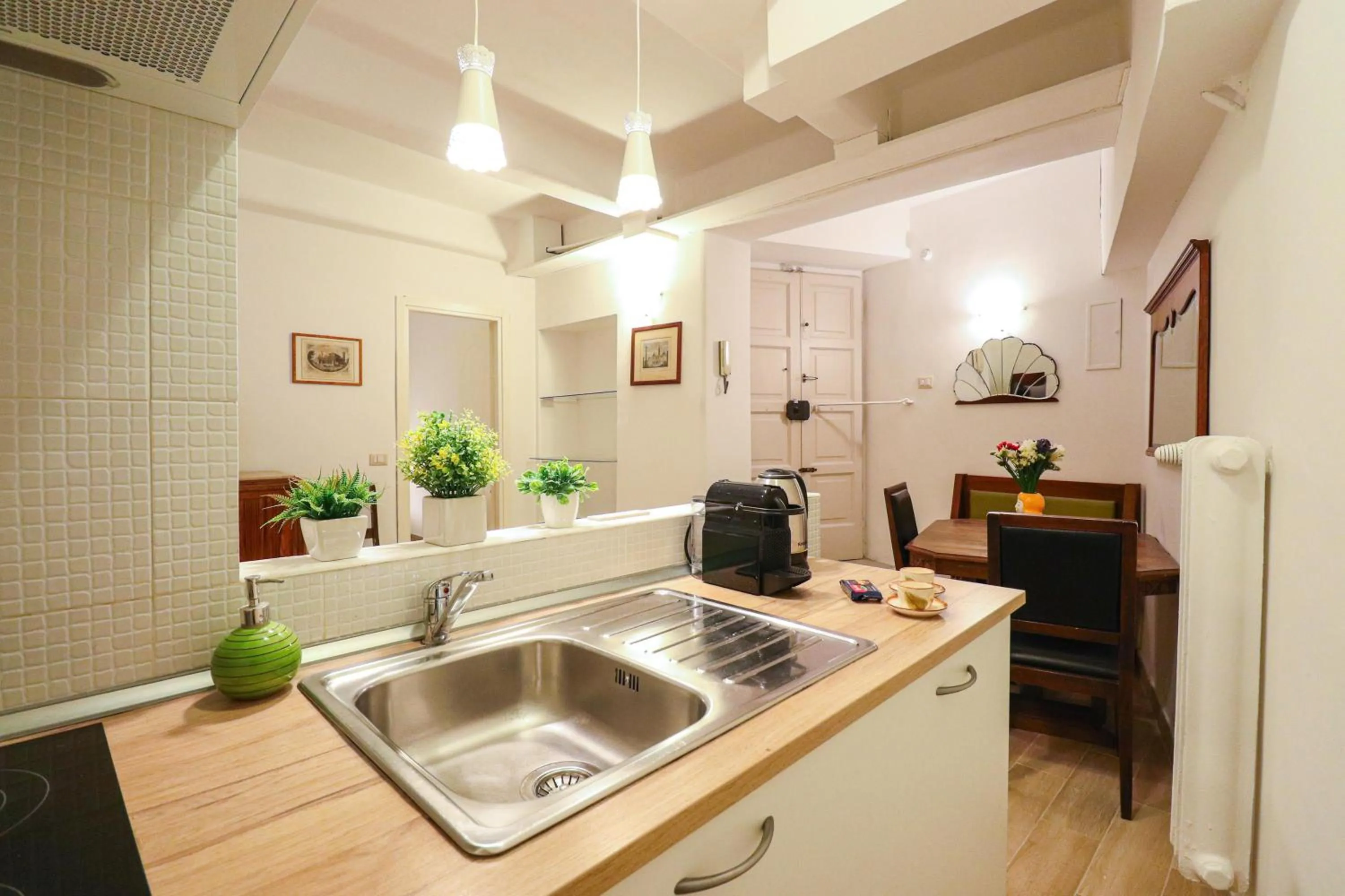 Kitchen or kitchenette in Locanderia Roma
