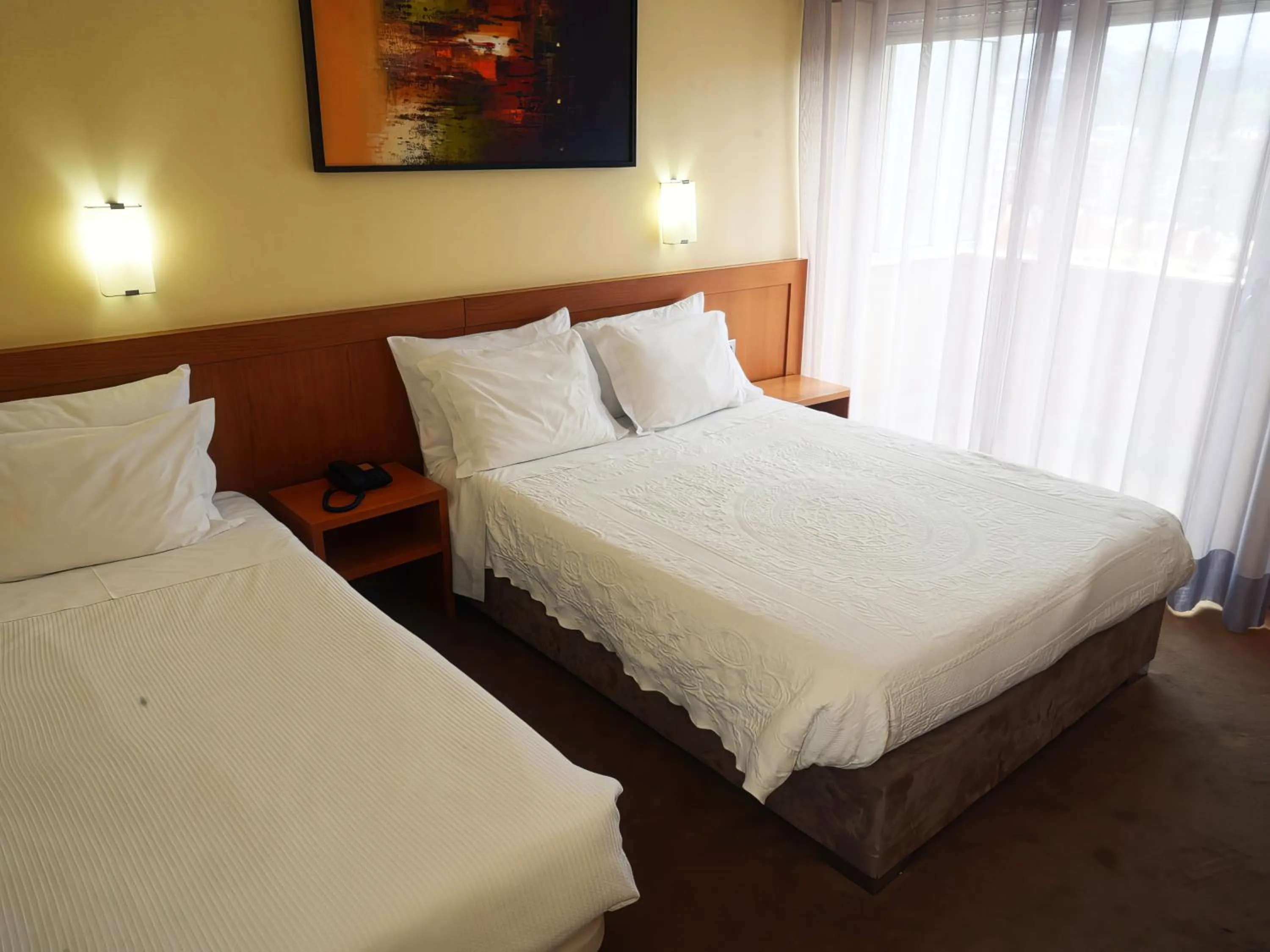 Bed in Hotel São Francisco