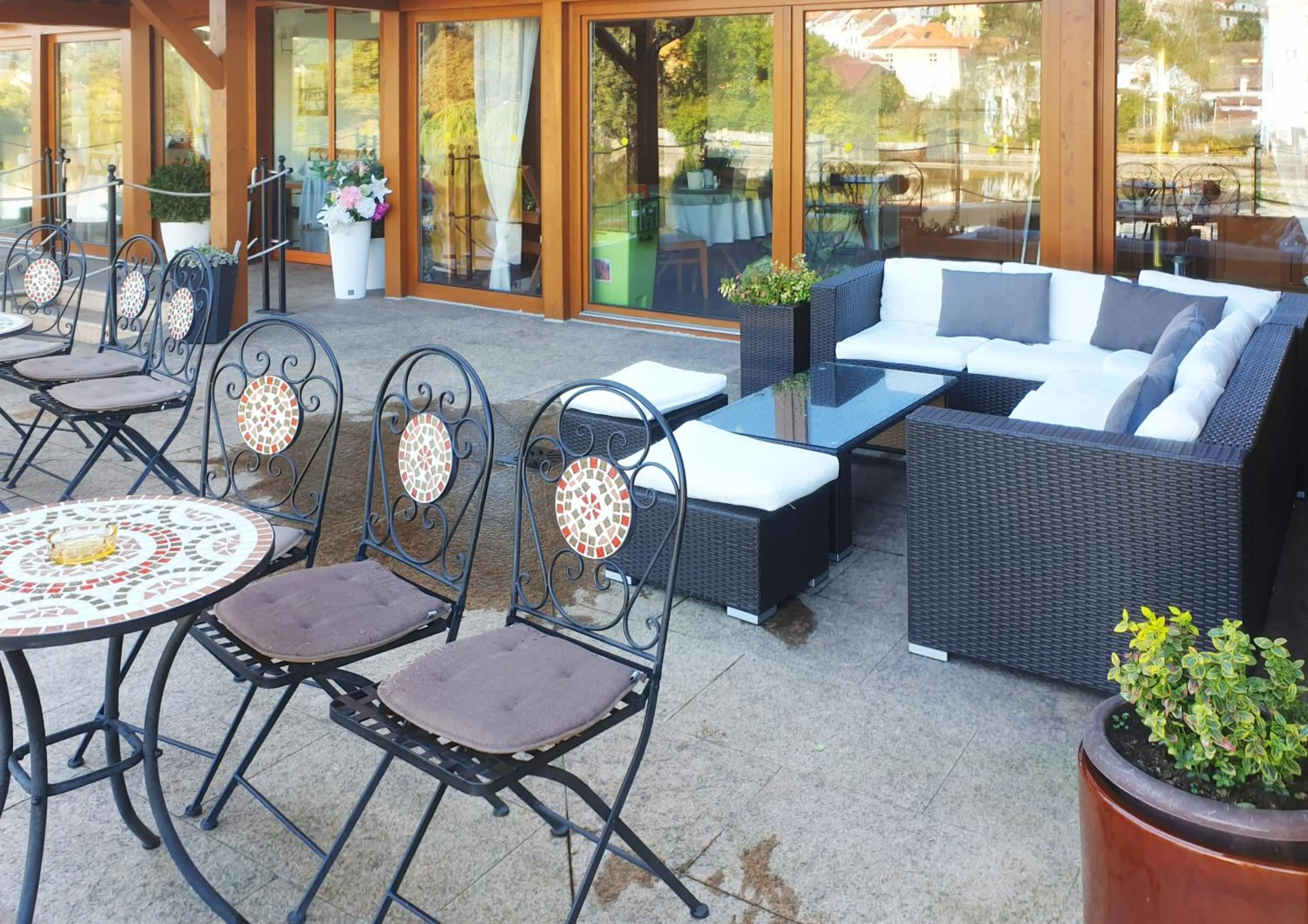 Balcony/Terrace in ROMANTIK HOTEL ELEONORA