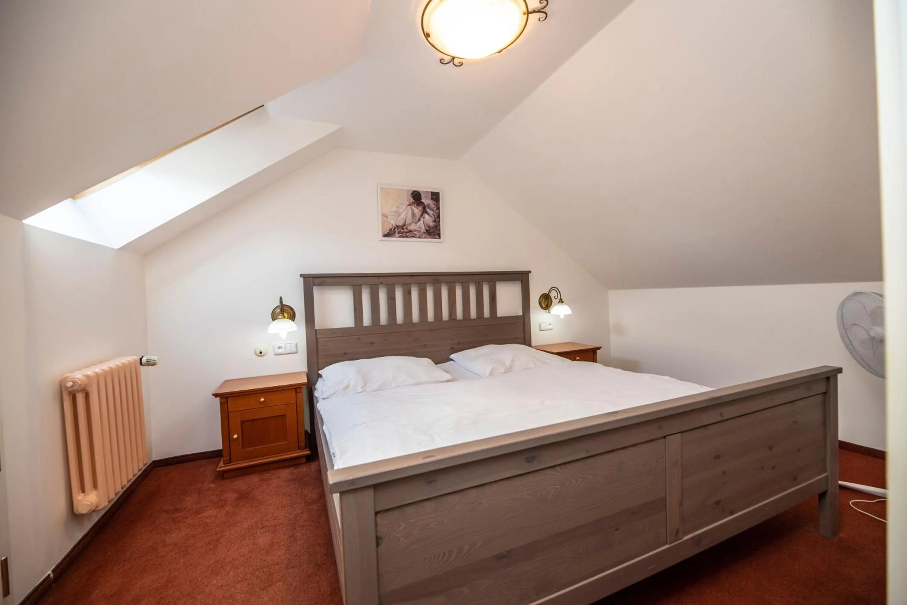 Bed in ROMANTIK HOTEL ELEONORA