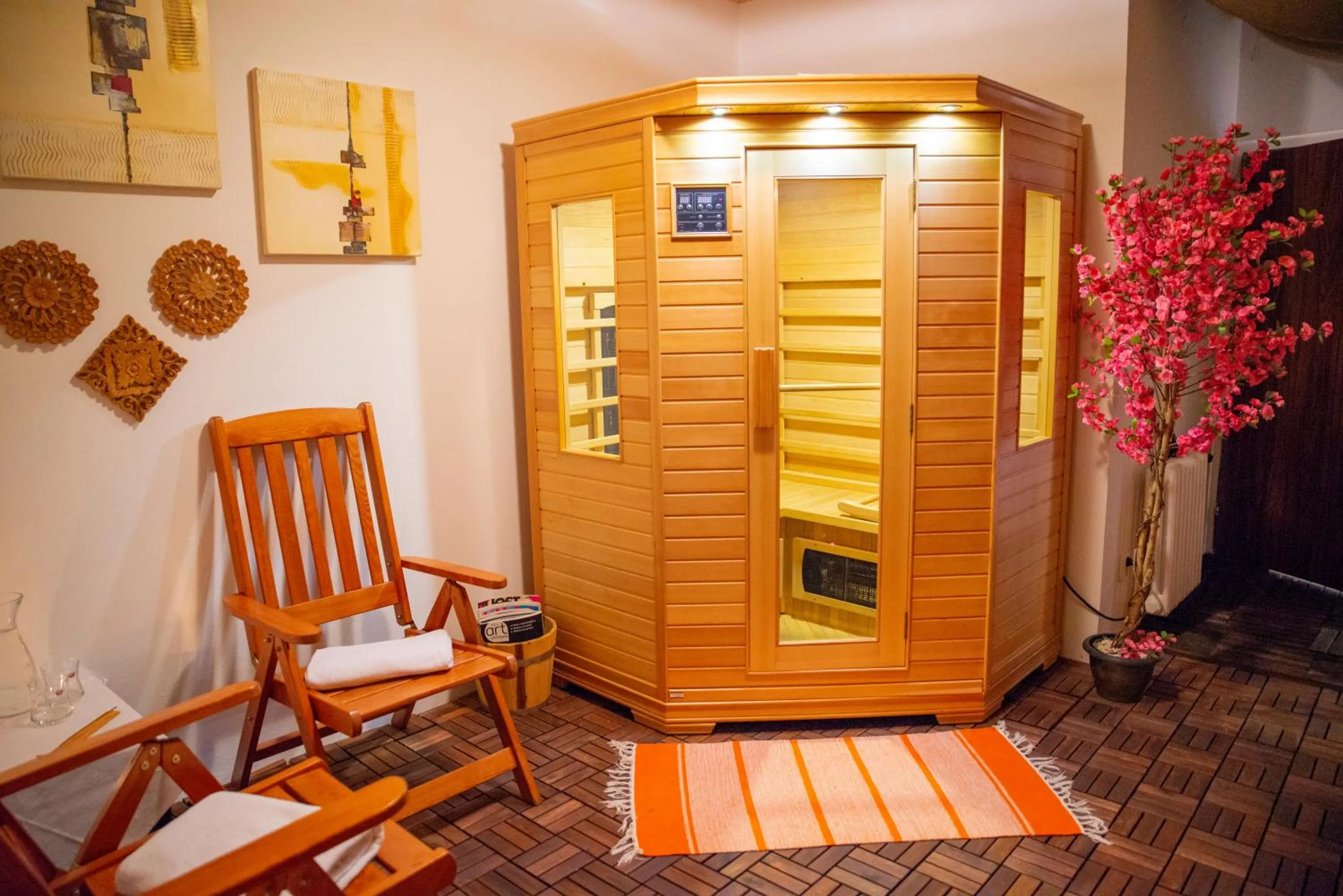 Sauna in ROMANTIK HOTEL ELEONORA