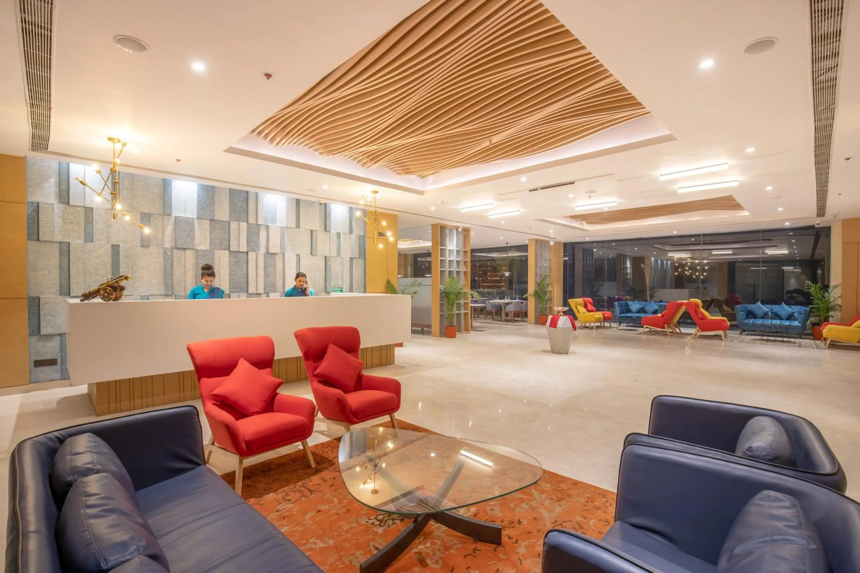 Lobby or reception in Hotel Siraichuli