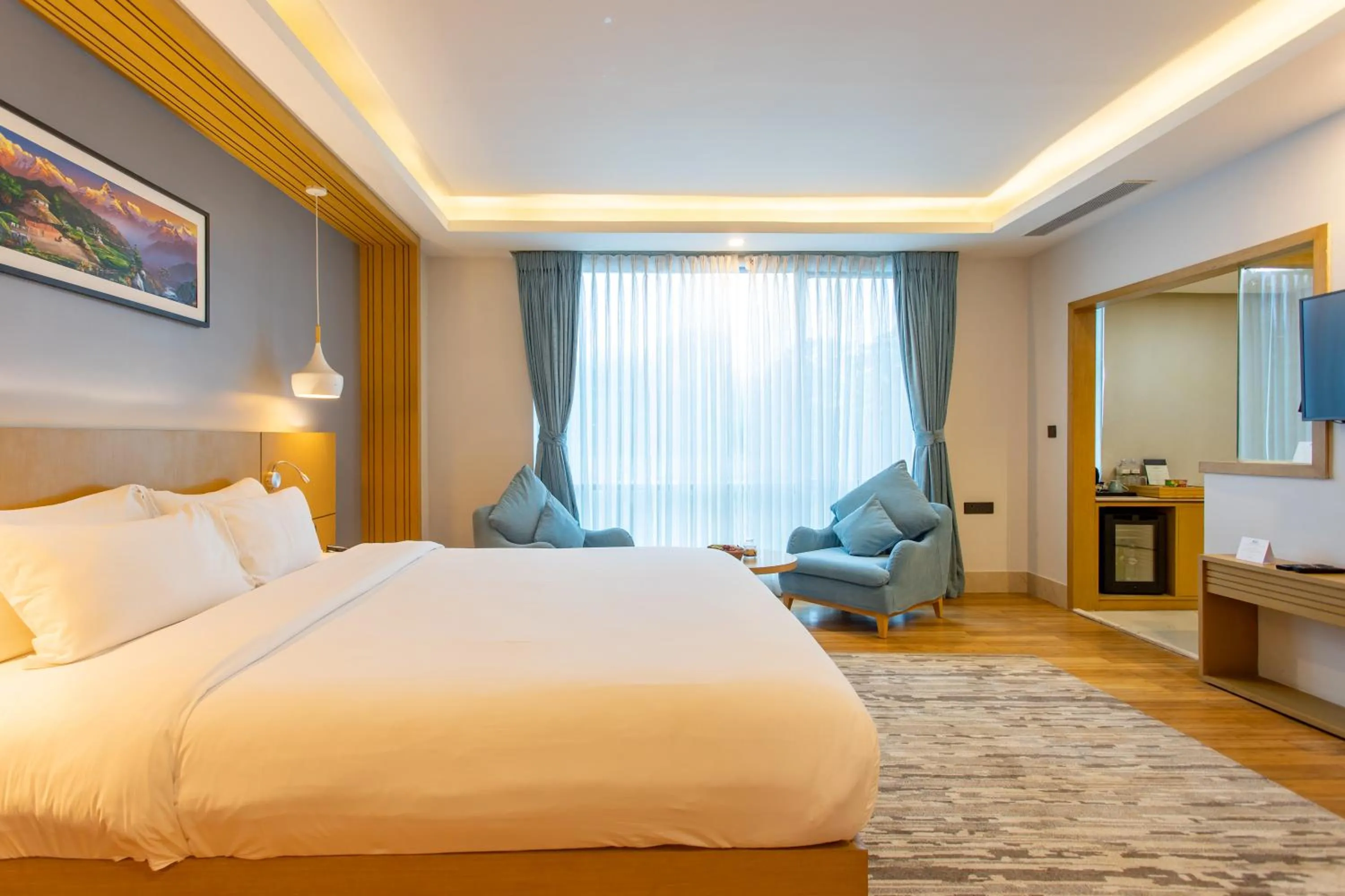 Bed in Hotel Siraichuli