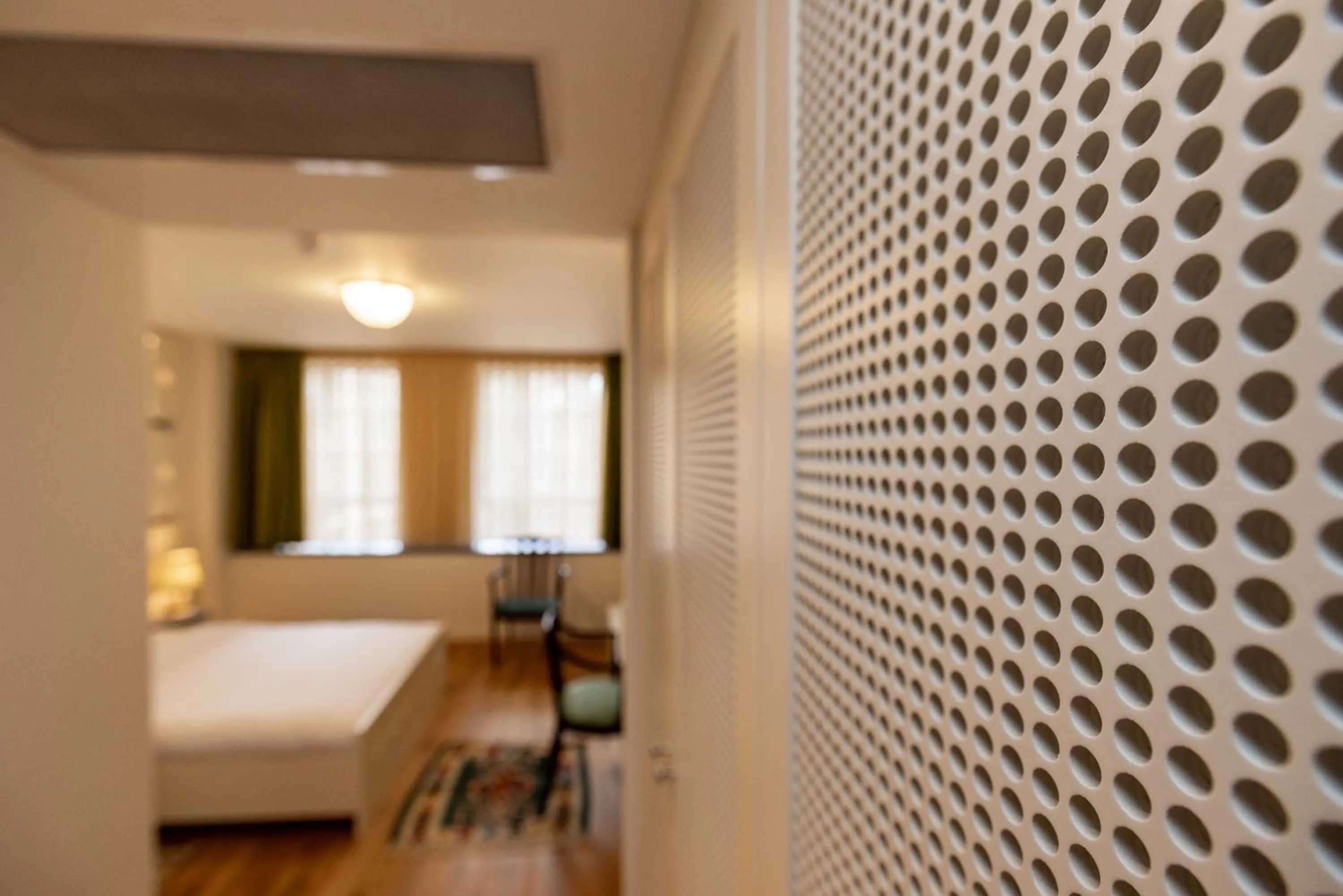 Bed in Limehouse Library Hotel