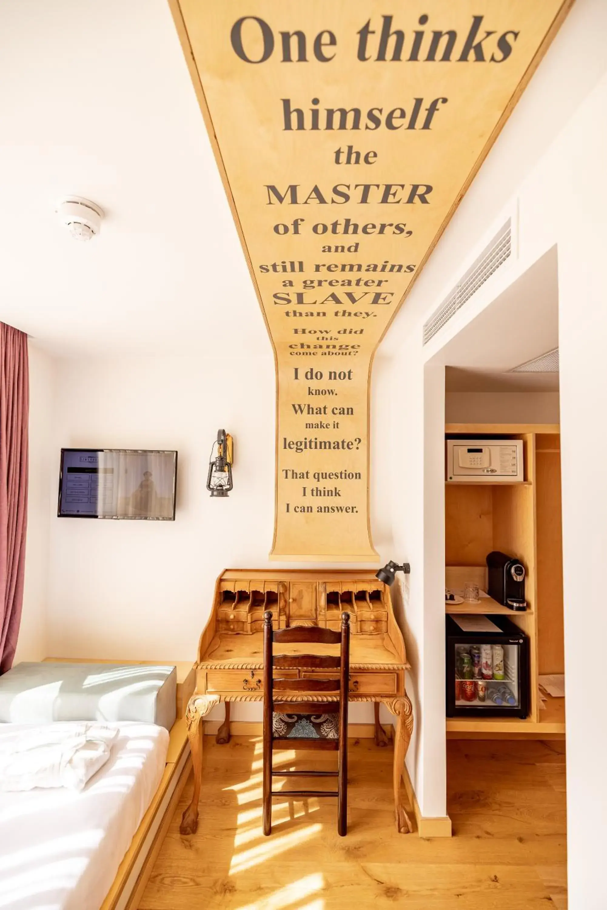 Bed in Limehouse Library Hotel Bed in Limehouse Library Hotel