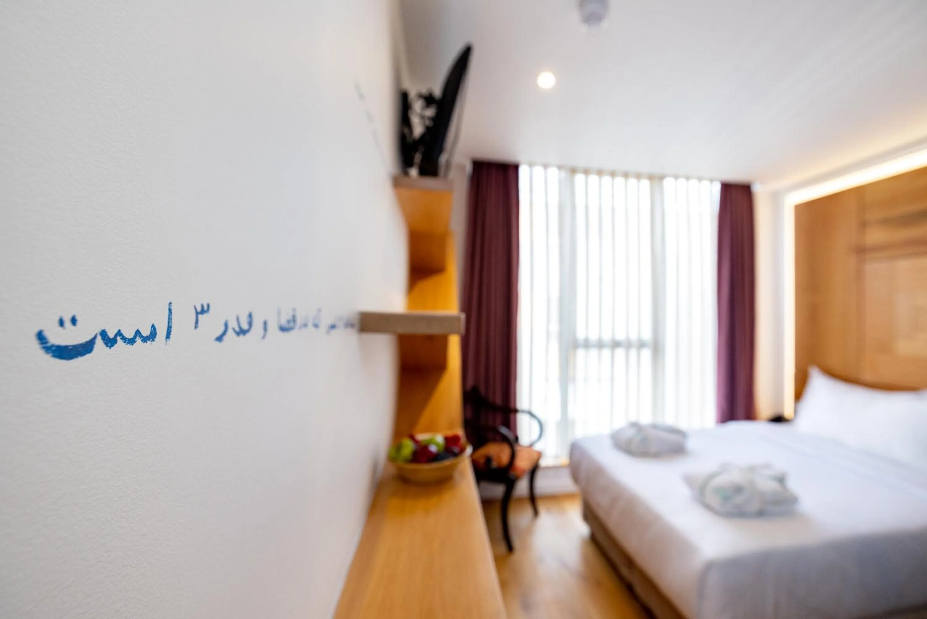 Bed in Limehouse Library Hotel