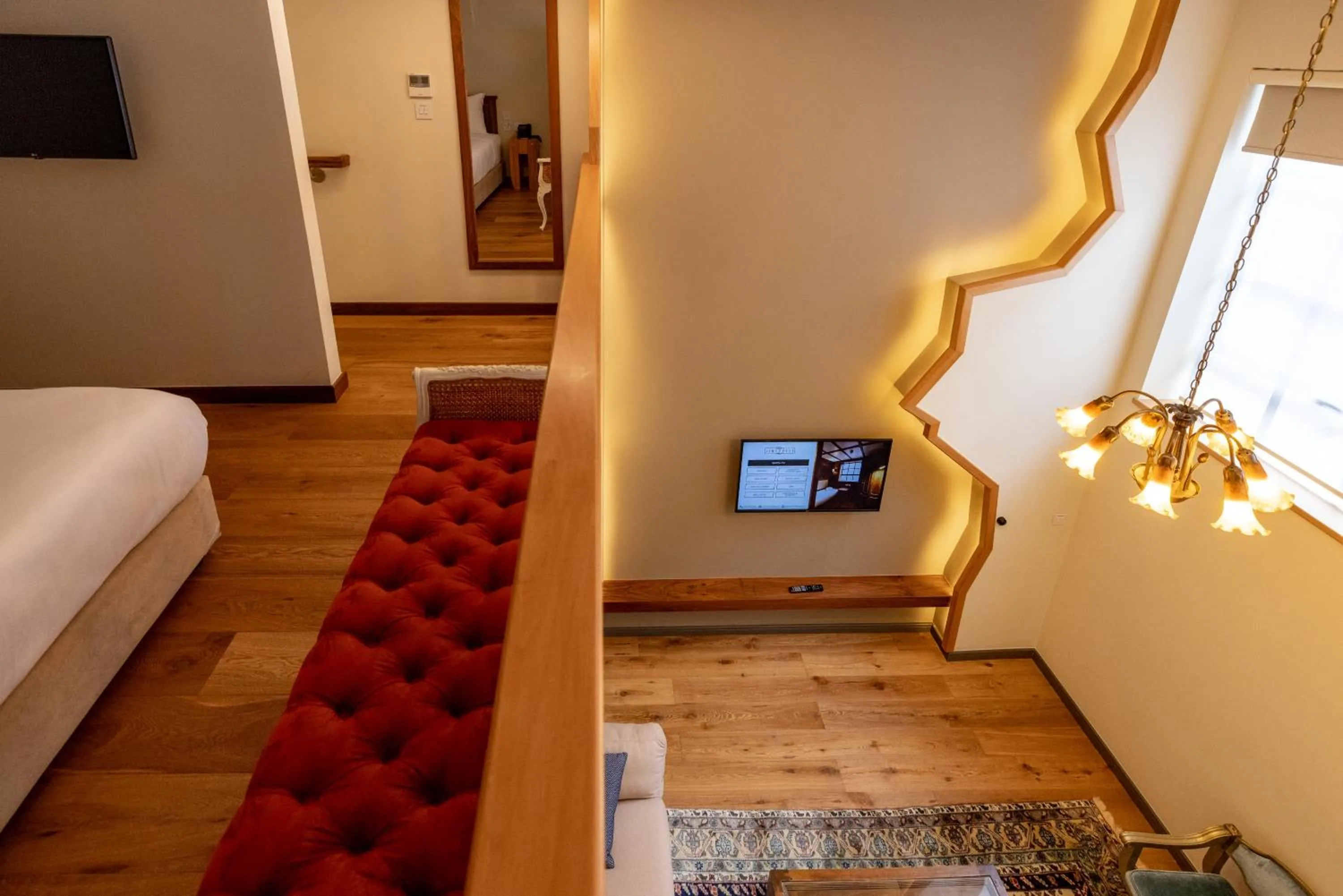 Bed in Limehouse Library Hotel