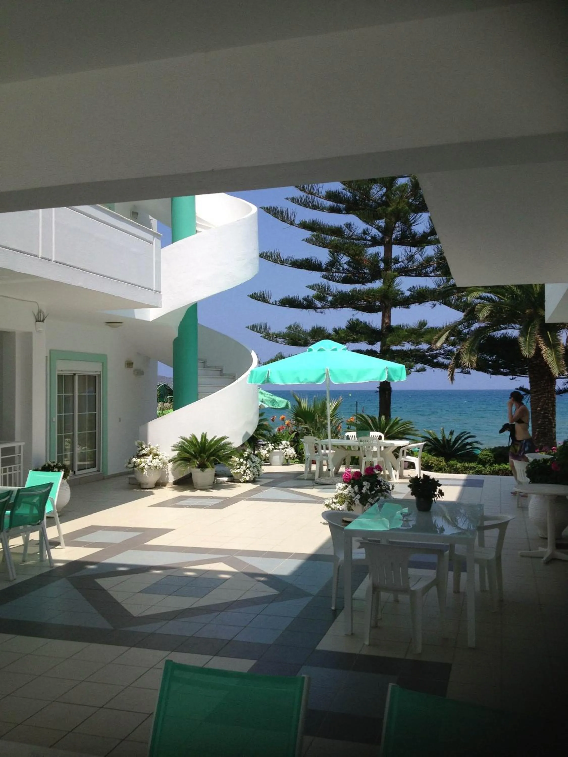 Balcony/Terrace in Kristall Suites