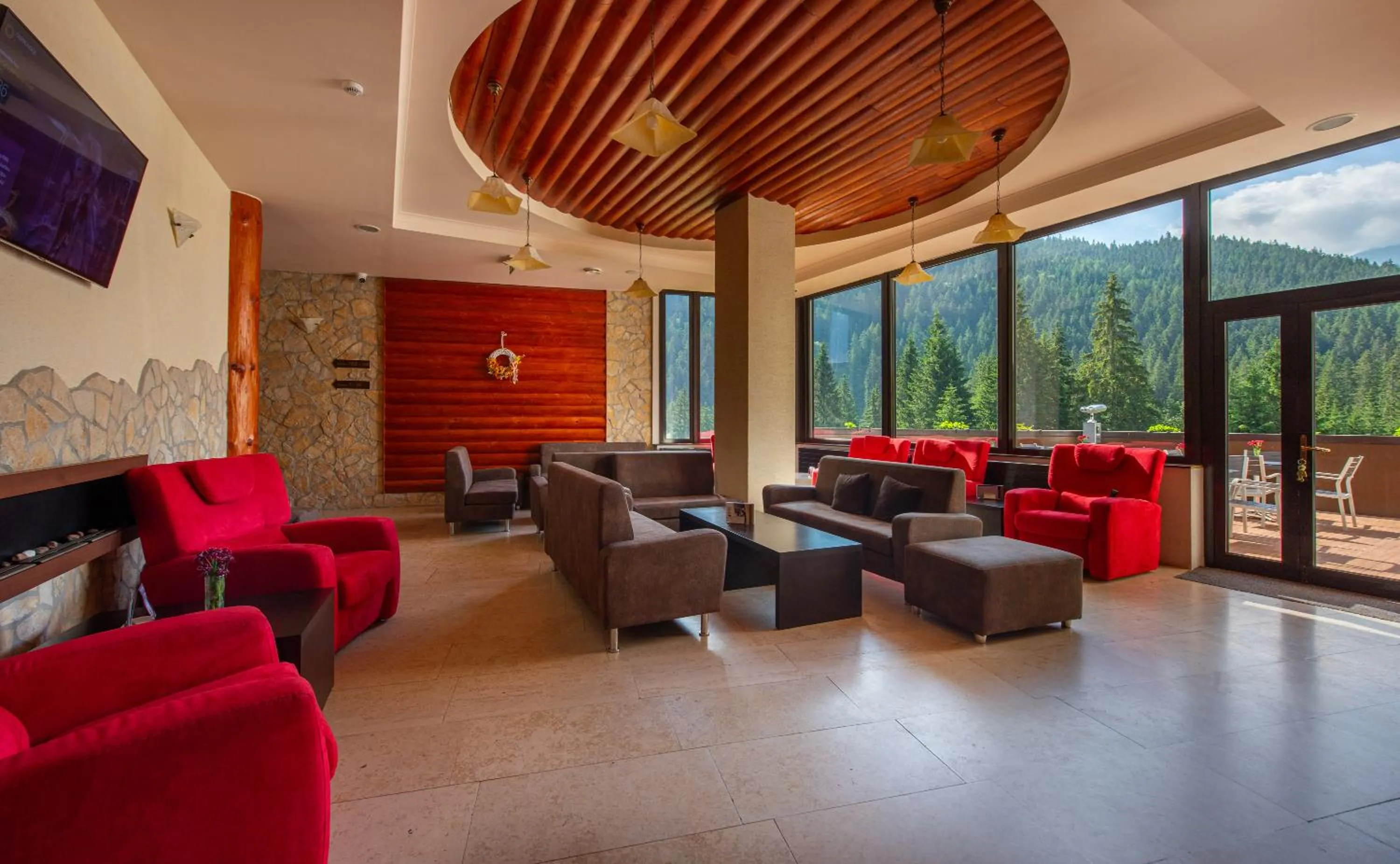 Seating area in Wellness Hotel Repiska