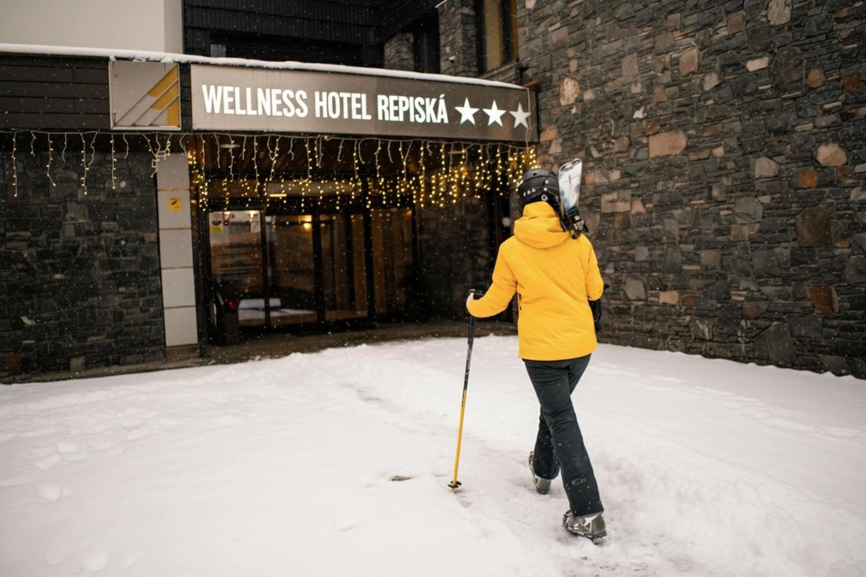 Skiing in Wellness Hotel Repiska