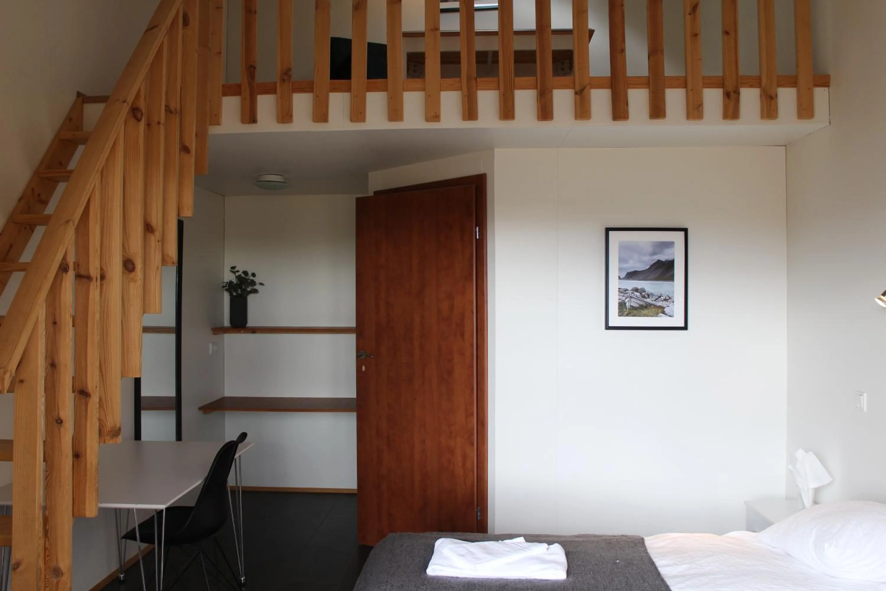 Bedroom in Hótel Á