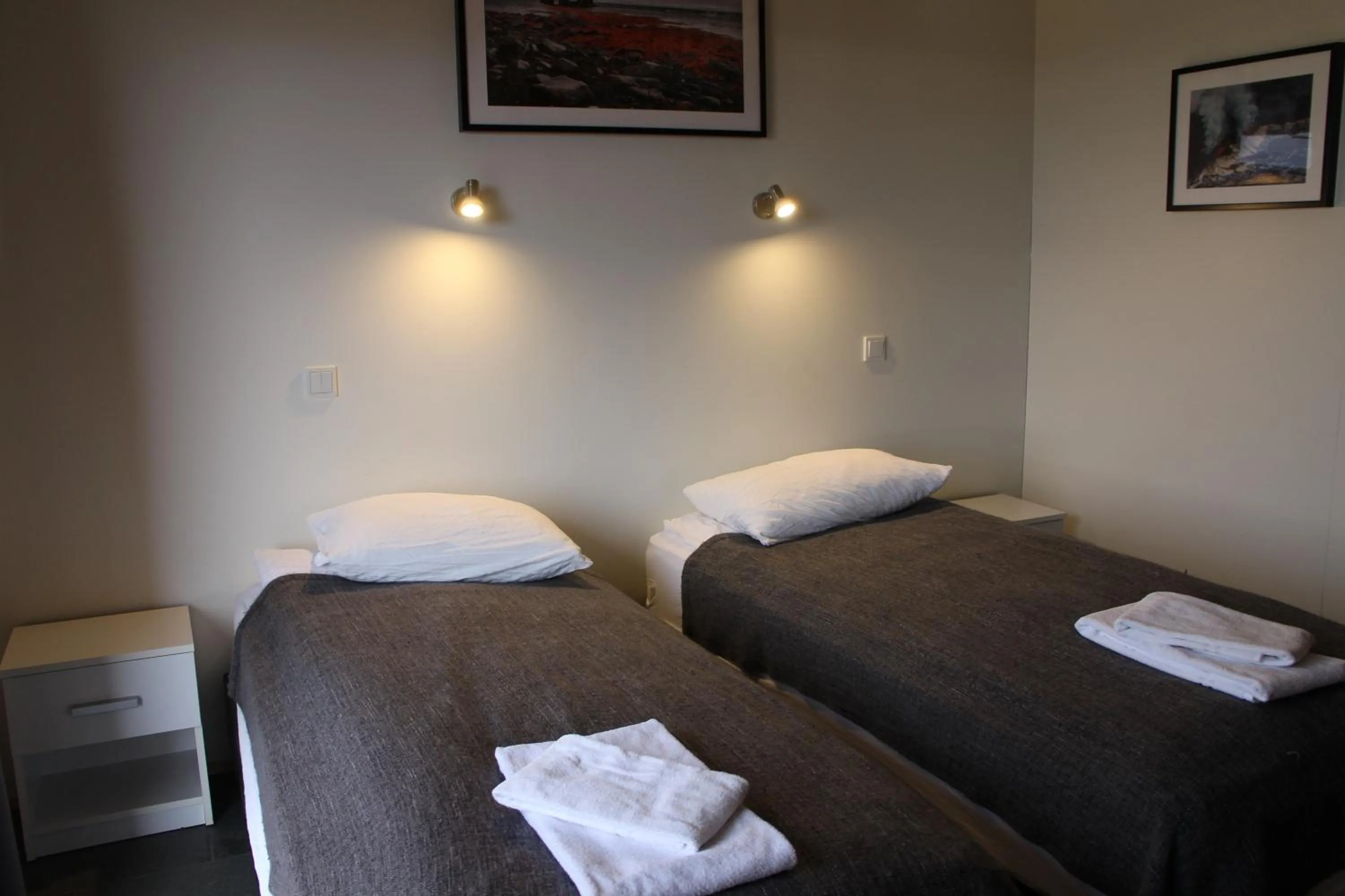 Bedroom, Bed in Hótel Á