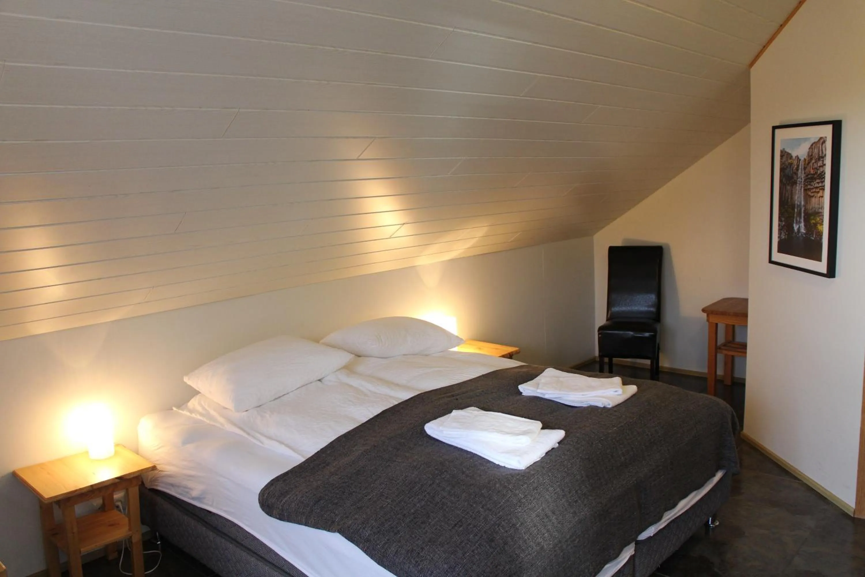 Bedroom, Bed in Hótel Á