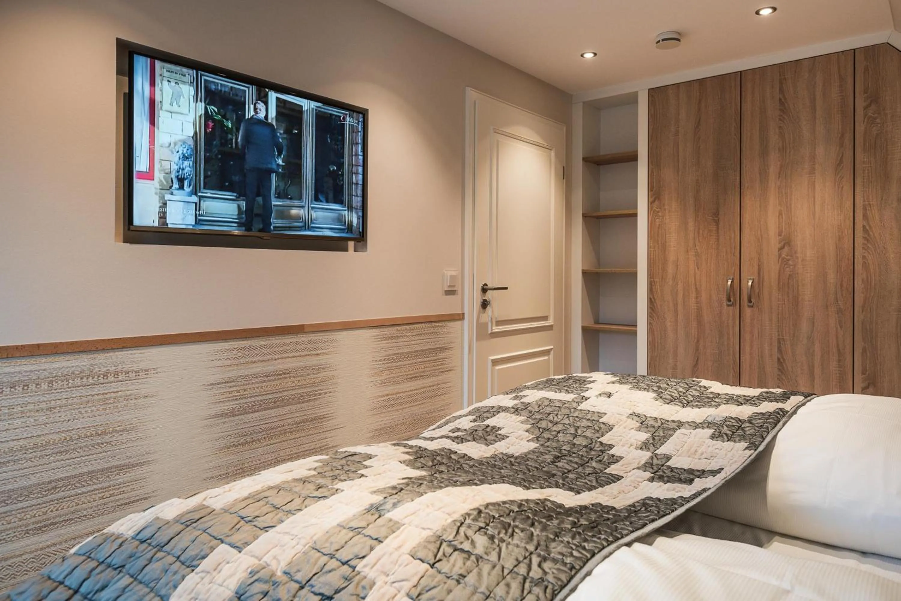 Bedroom, Bed in Landhaus Sylter Hahn