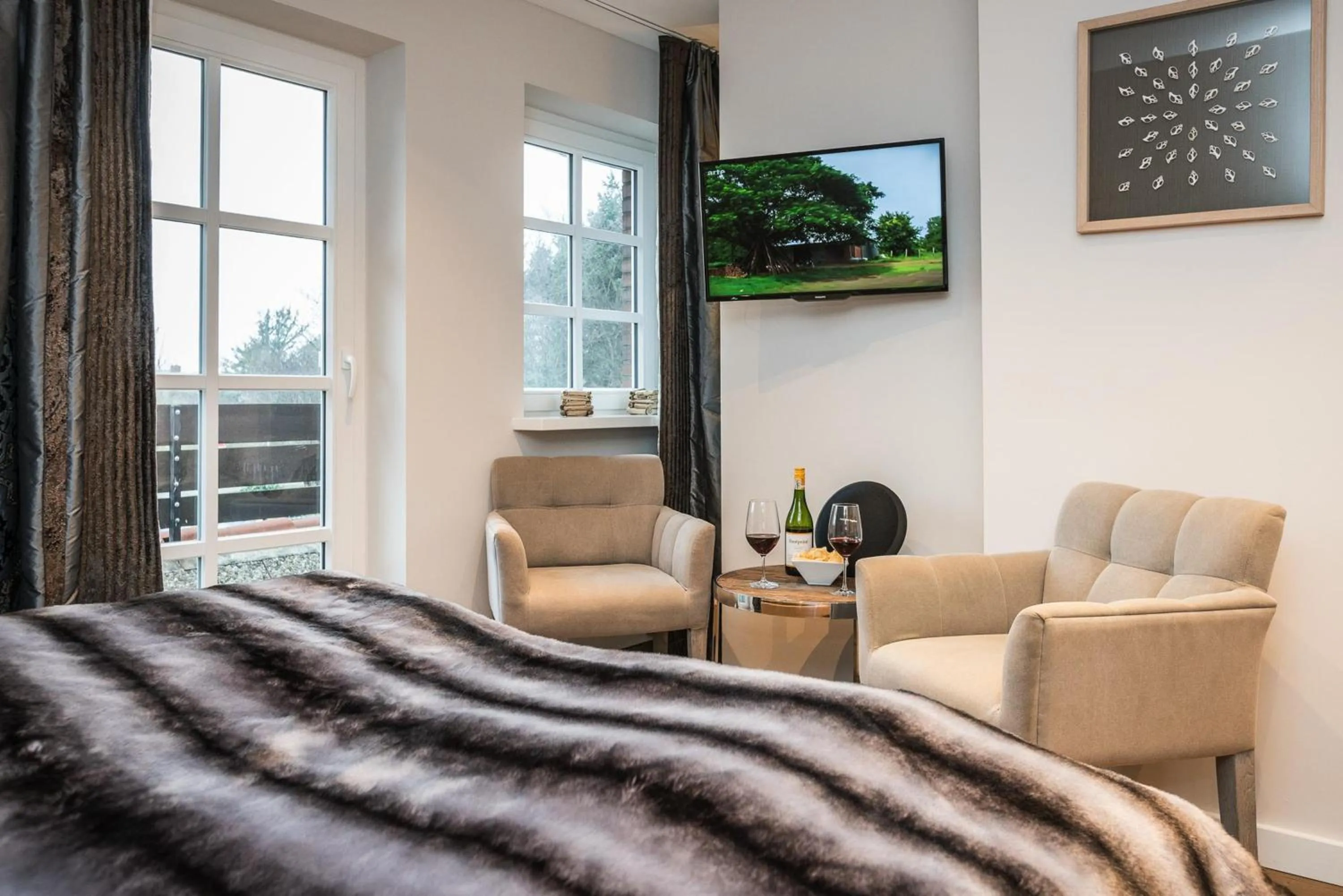 Balcony/Terrace in Landhaus Sylter Hahn