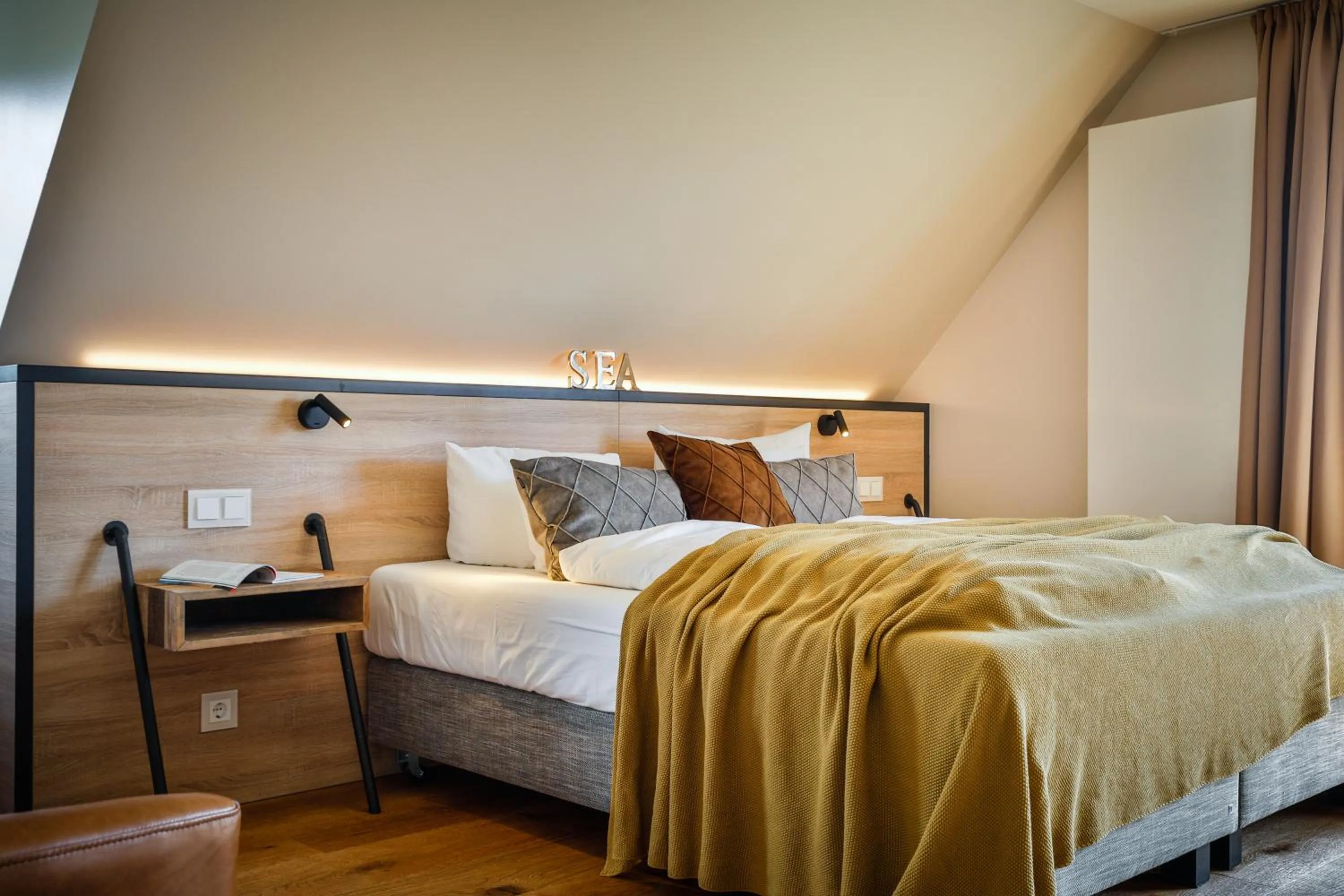 TV and multimedia, Bed in Landhaus Sylter Hahn