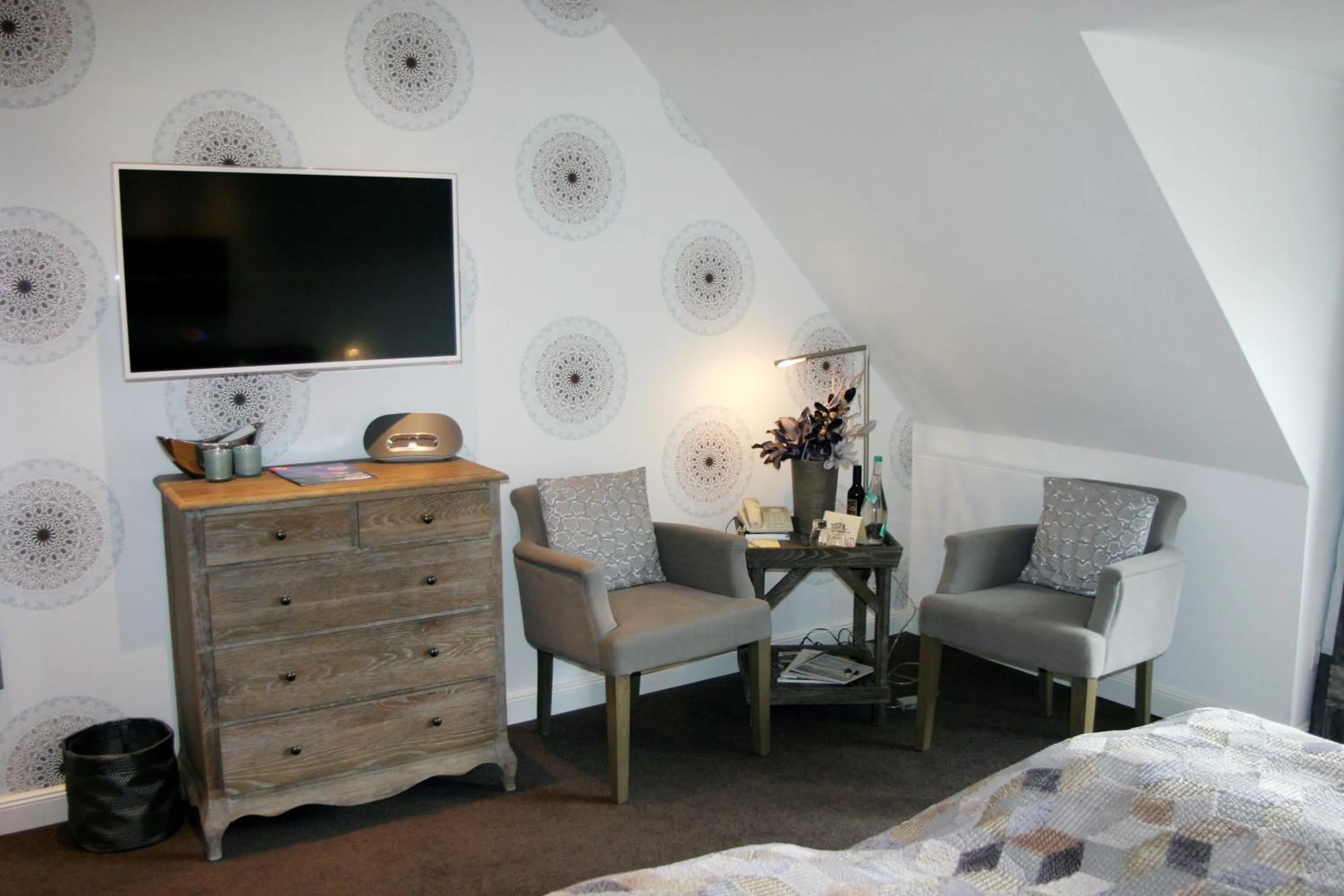 TV and multimedia, Bed in Landhaus Sylter Hahn