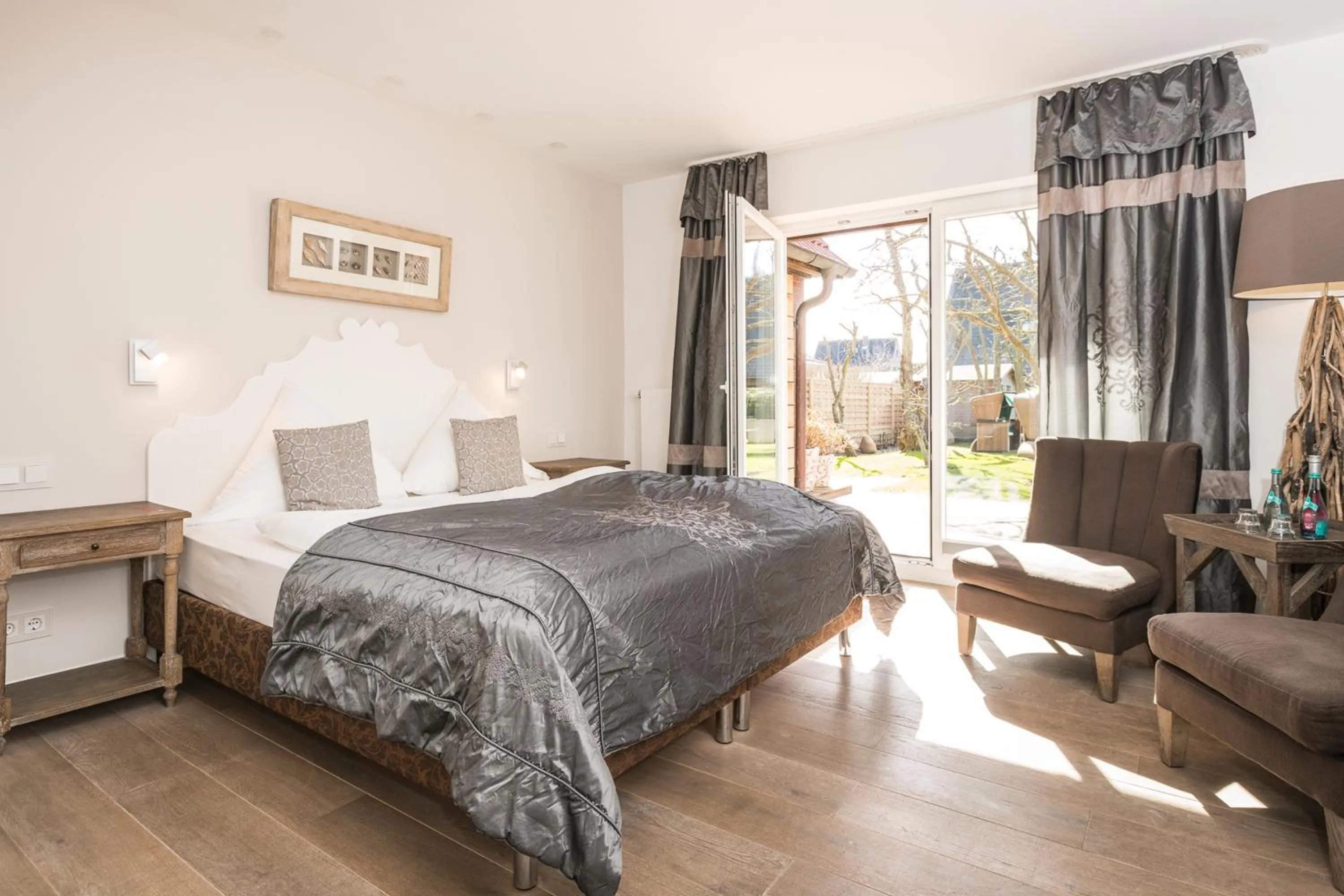 Bed in Landhaus Sylter Hahn