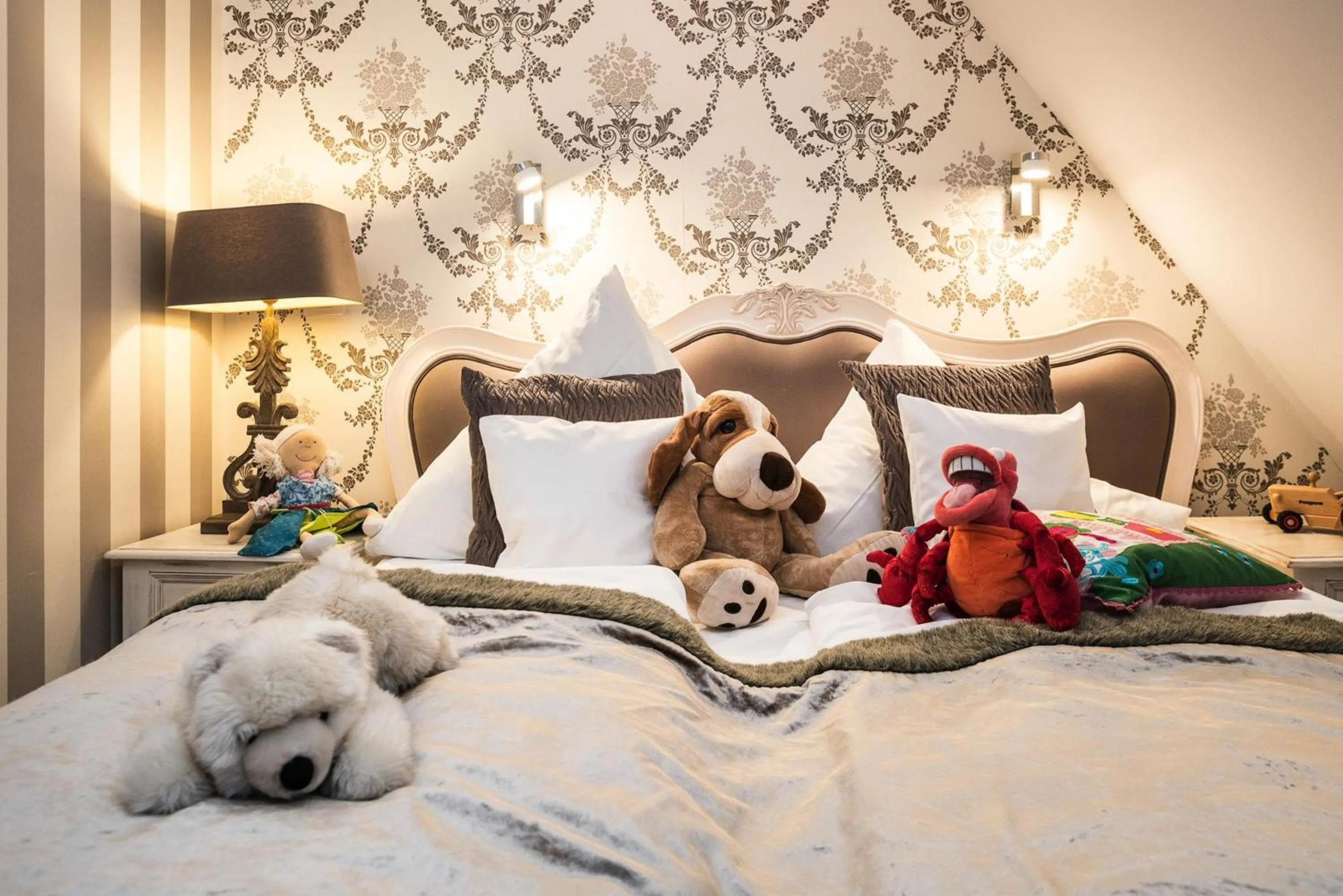 Bedroom, Bed in Landhaus Sylter Hahn